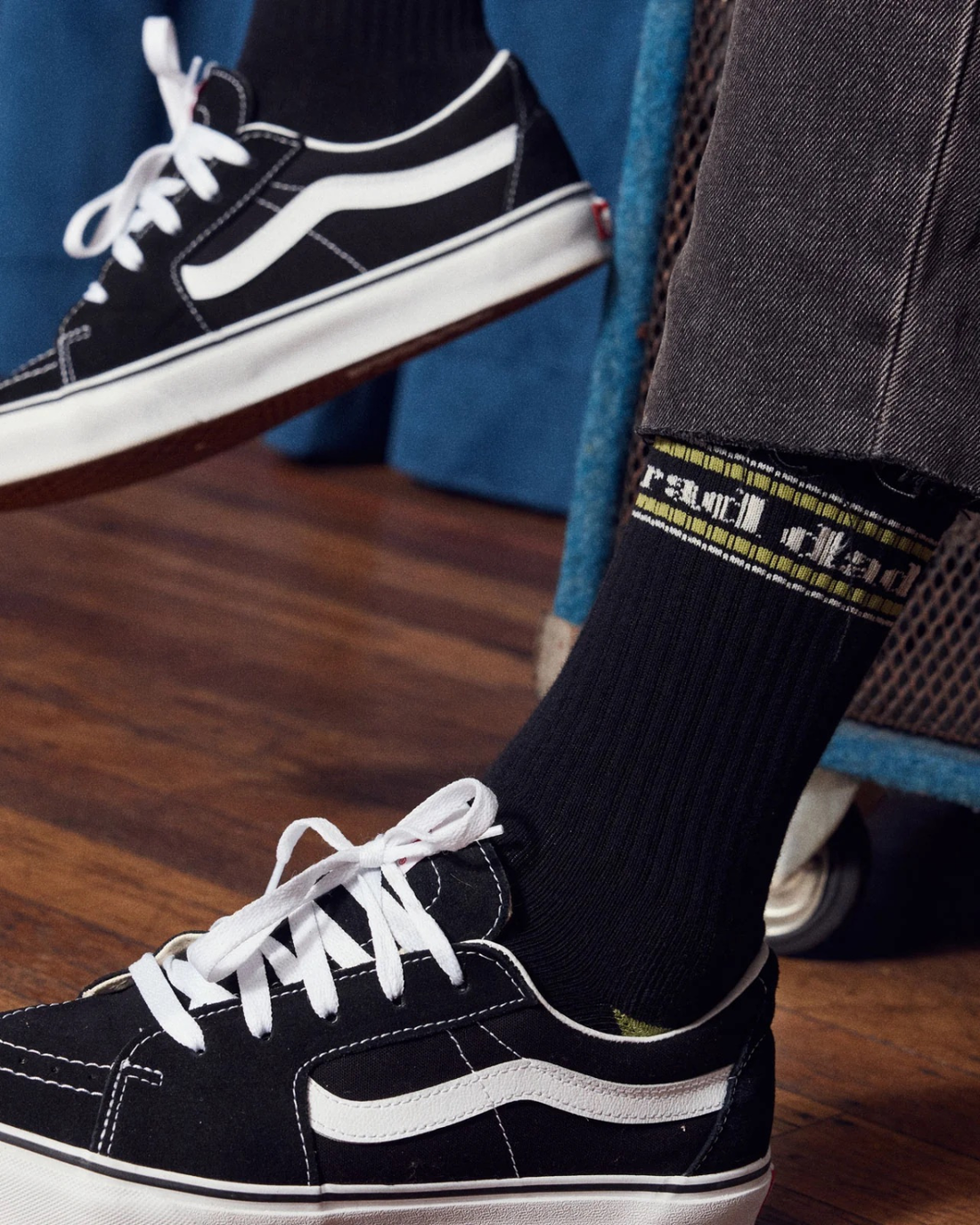 Banabae Rad Dad Crew Organic Cotton Crew Socks Single - Black Pine