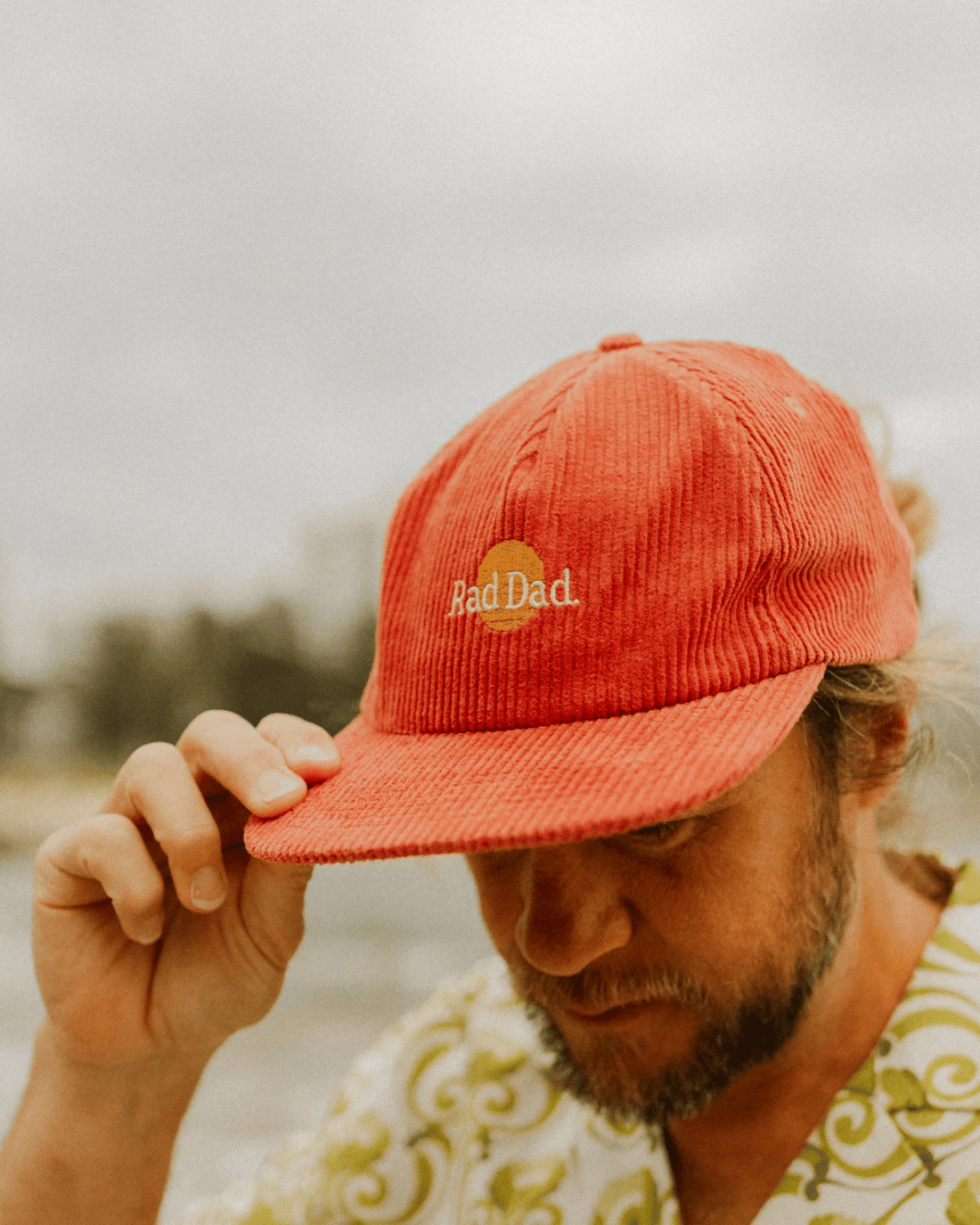 Banabae Rad Dad Pinch Front Cord Cap - Eco Red