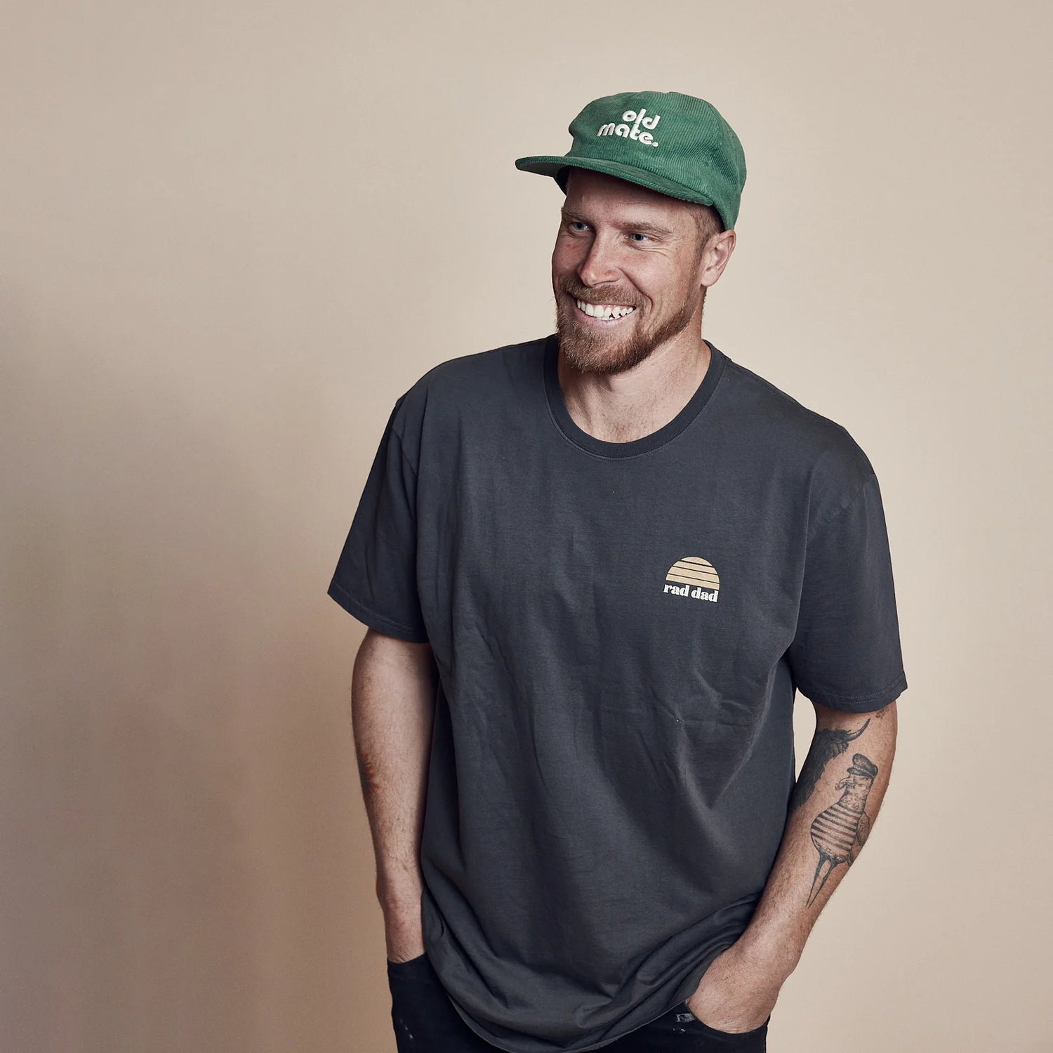 Banabae Rad Dad Tee - Washed Black