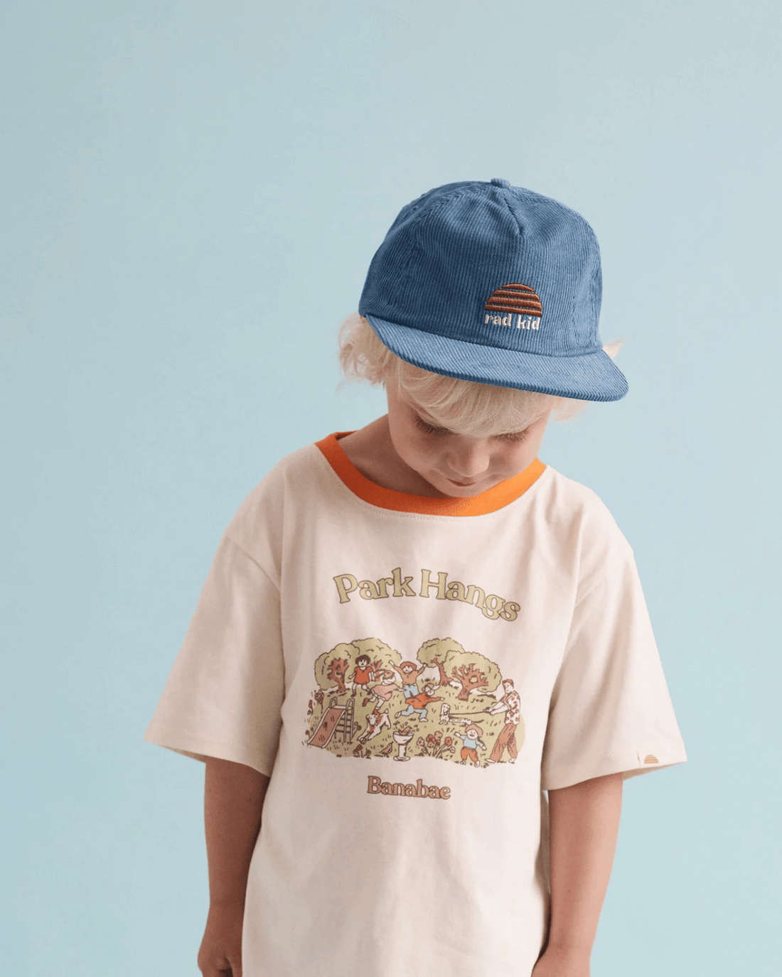 Banabae Rad Kid Cord Cap - Denim Blue