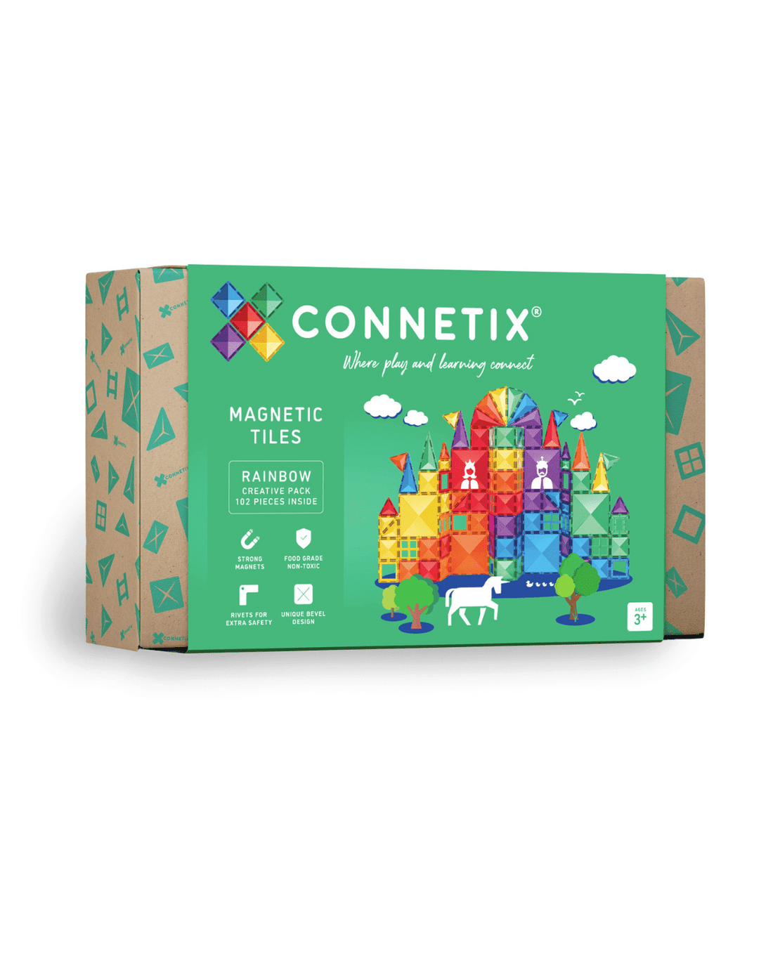 Connetix Rainbow Creative Pack 102 pc