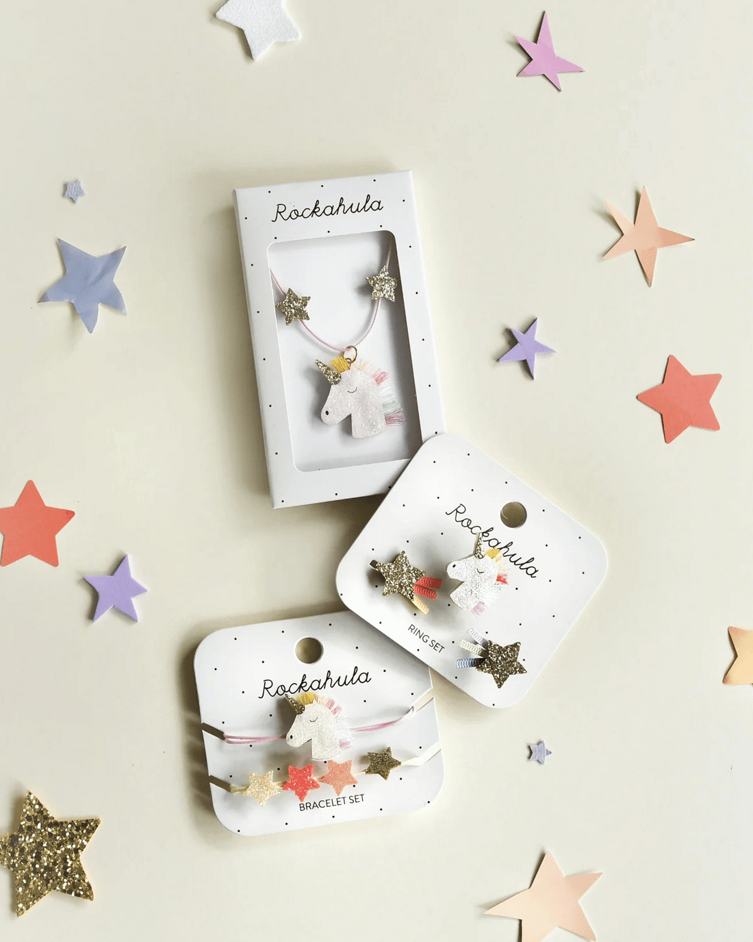Rainbow Unicorn Necklace Rockahula Kids