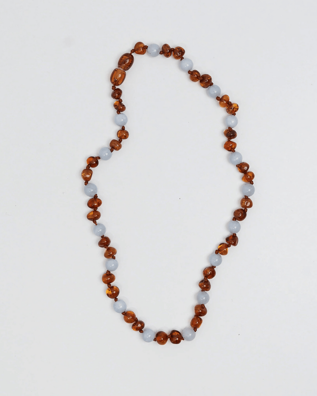 Regn - Baltic Amber Teething Necklace by Nirrimis 