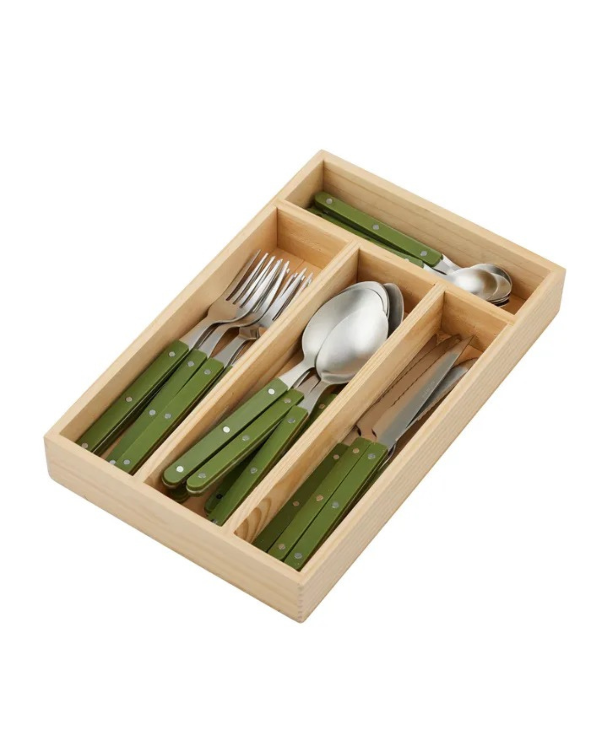 Remy Cutlery Set - Olive (24pc)