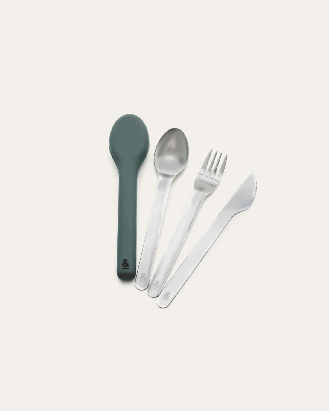 Seed & Sprout Reusable Cutlery Set - Stainless Steel & Eucalyptus