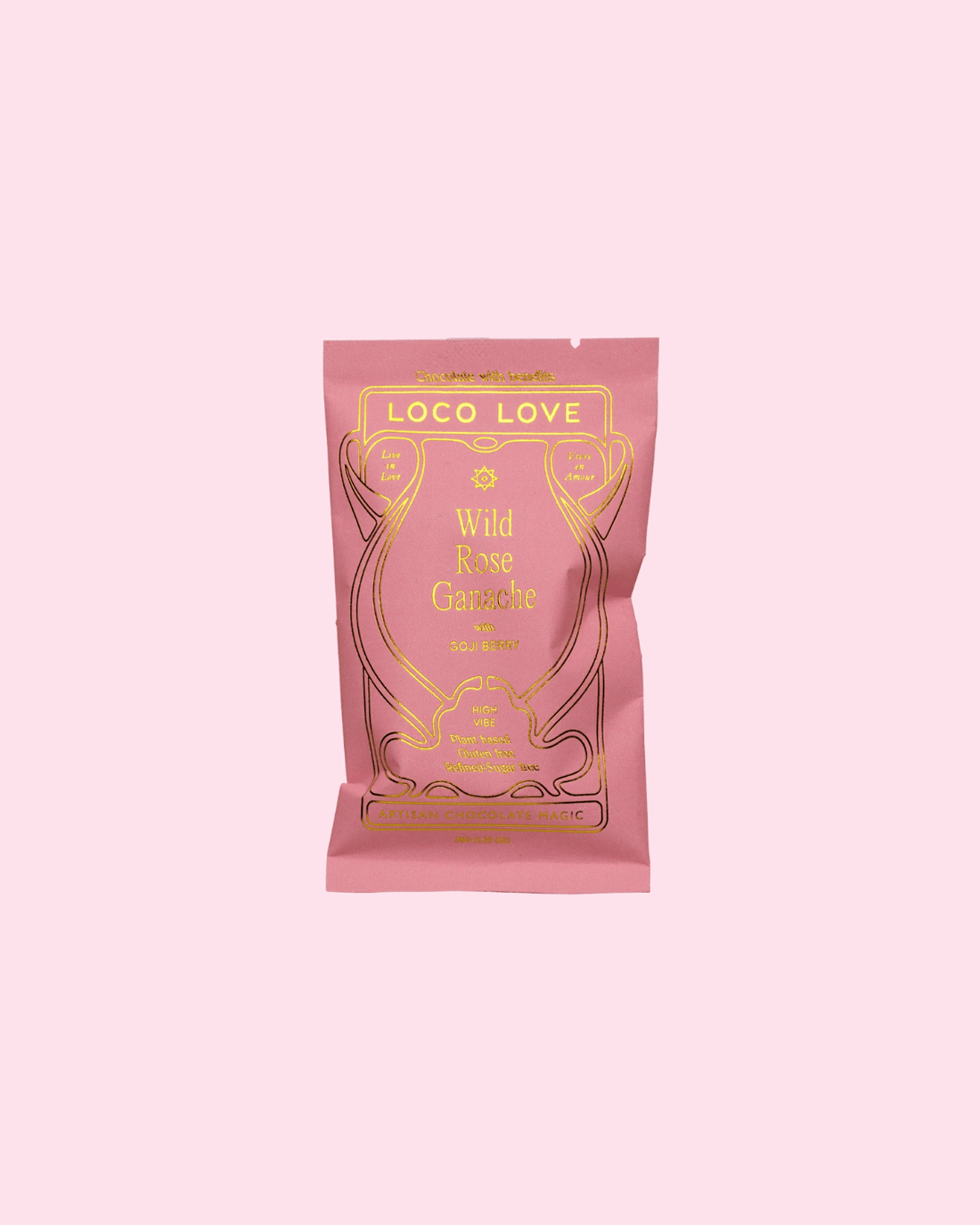 Loco Love Wild Rose Ganache Chocolate - Single 30g