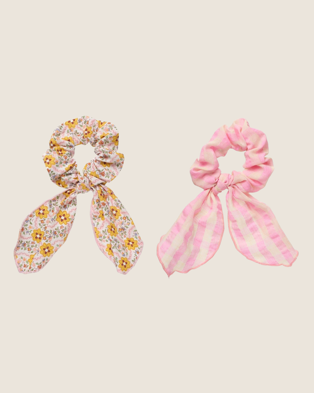 Cottage Floral Scarf Scrunchies (2 pk) by Rockahula Kids