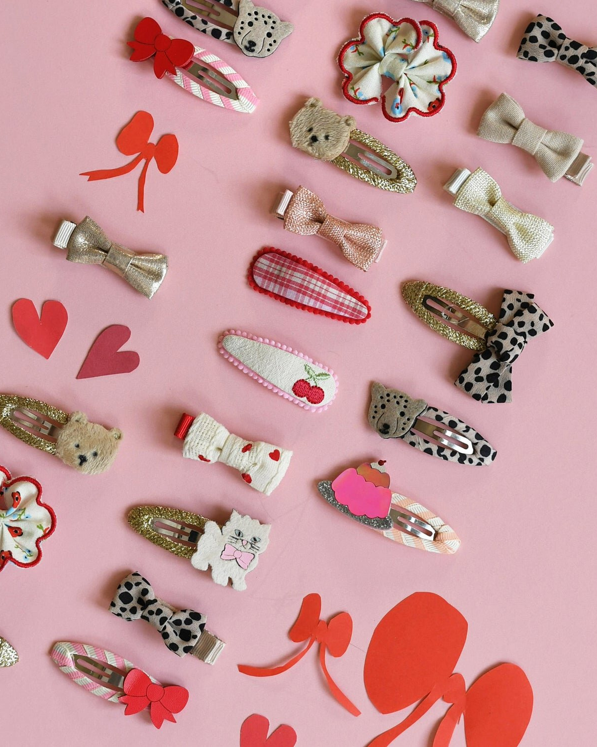 Cutesy Mini Bow Clip Set by Rockahula Kids