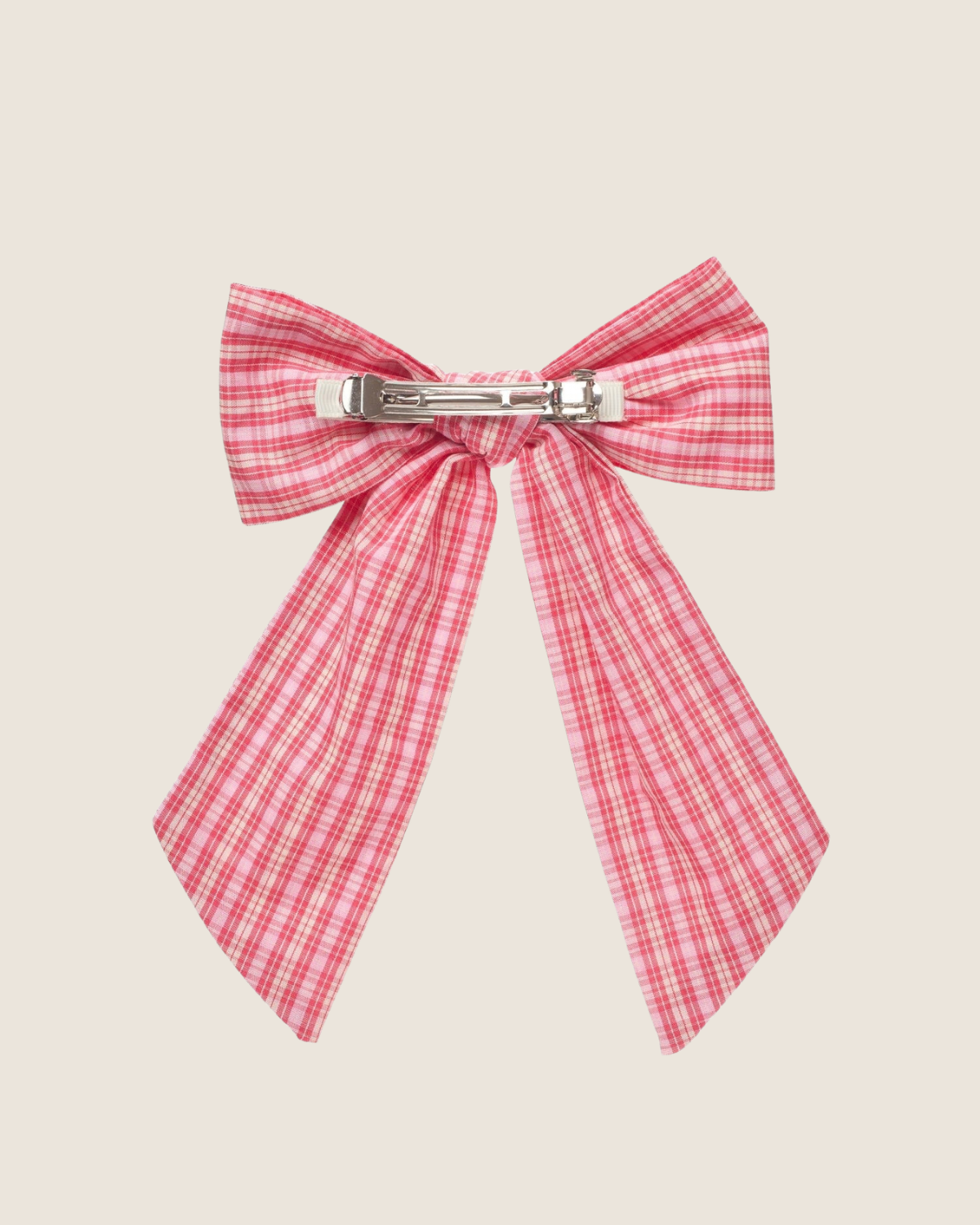 Plaid Oversized Bow Clip by Rockahula Kids
