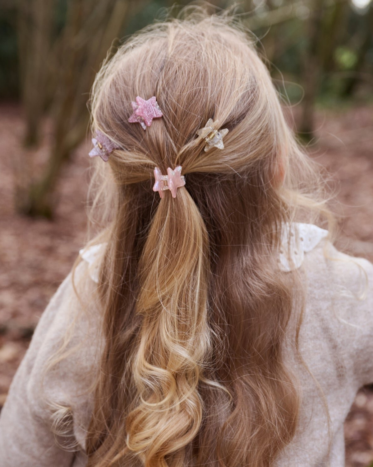 ROCKAHULA KIDS ❘ Shimmer Stars Claw Clips (4 Pack)