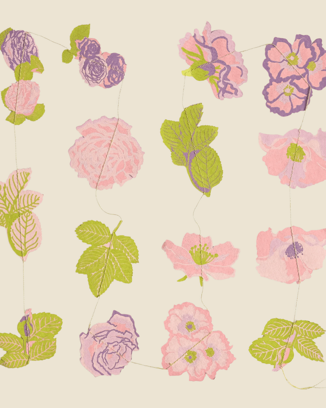 Rose Vertical Wall Hanging by East End Press