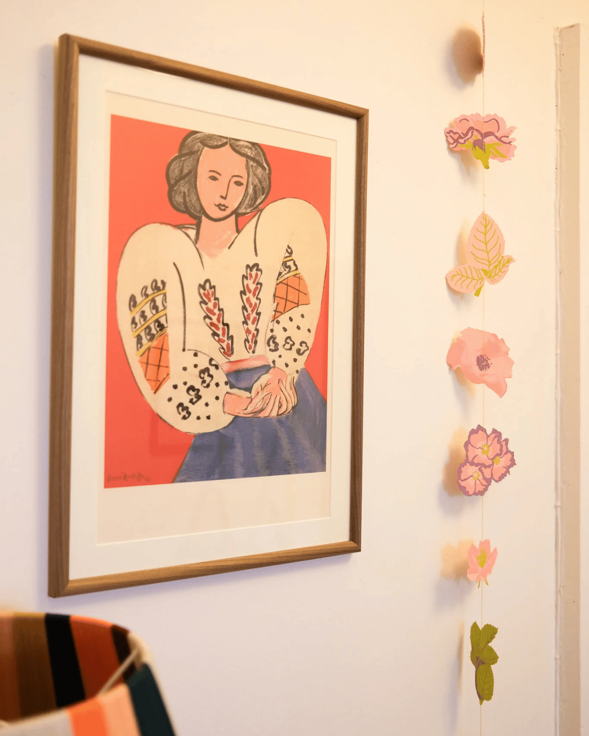 Rose Vertical Wall Hanging by East End Press
