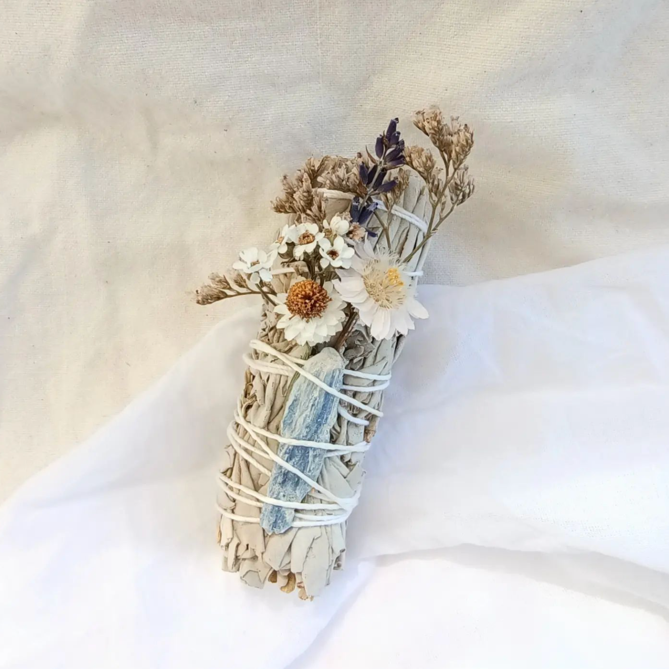 Sacred White Sage - Crystal + Botanicals Smudge Stick by Seventeen70 Botanicals