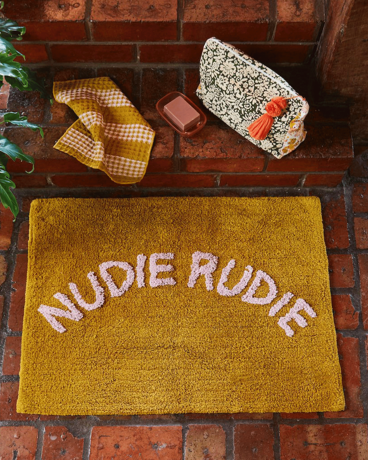 Tula Nudie Bath Mat by Sage &amp; Clare in Pear
