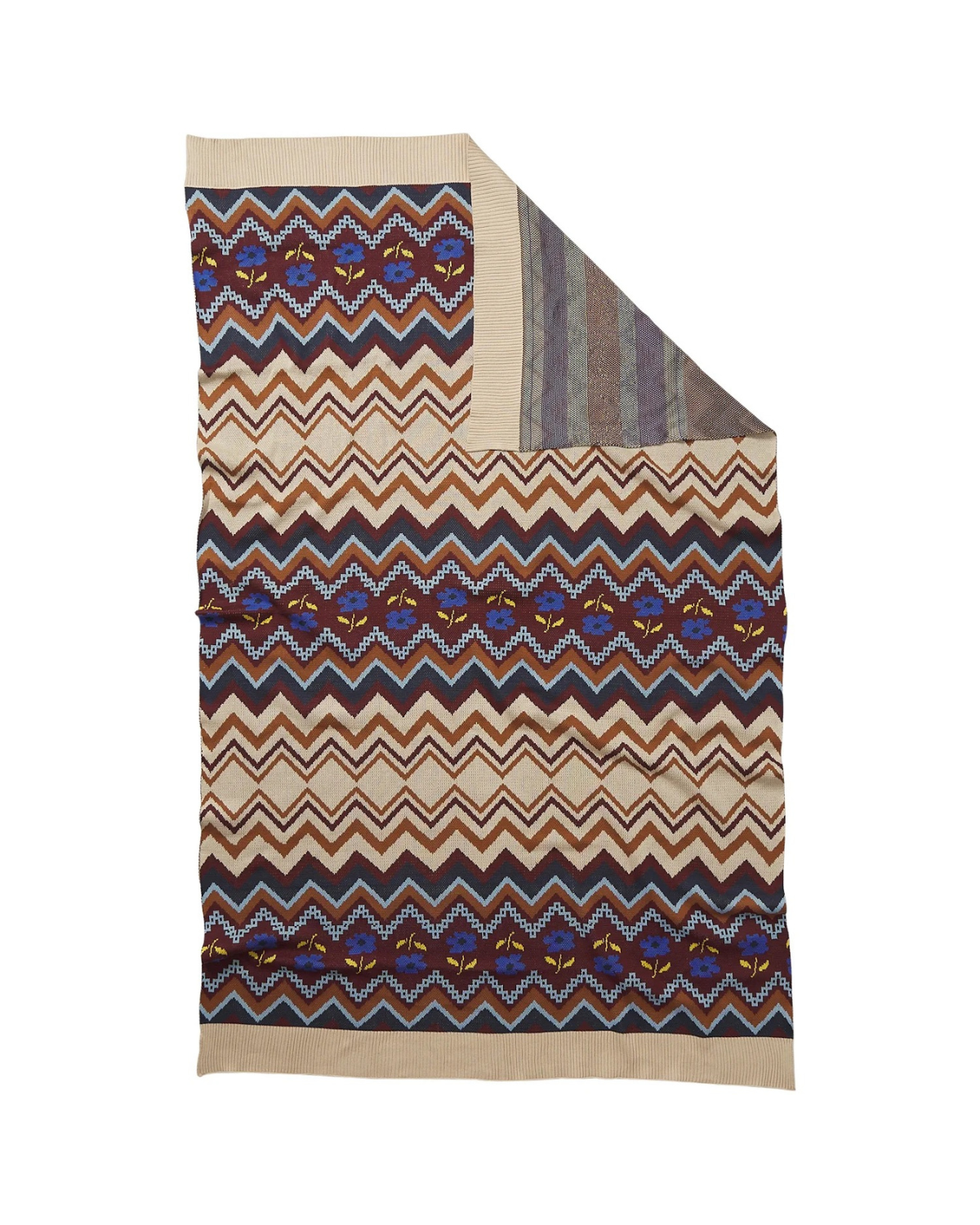 Calina Cotton Knit Blanket - Ink by Sage x Clare