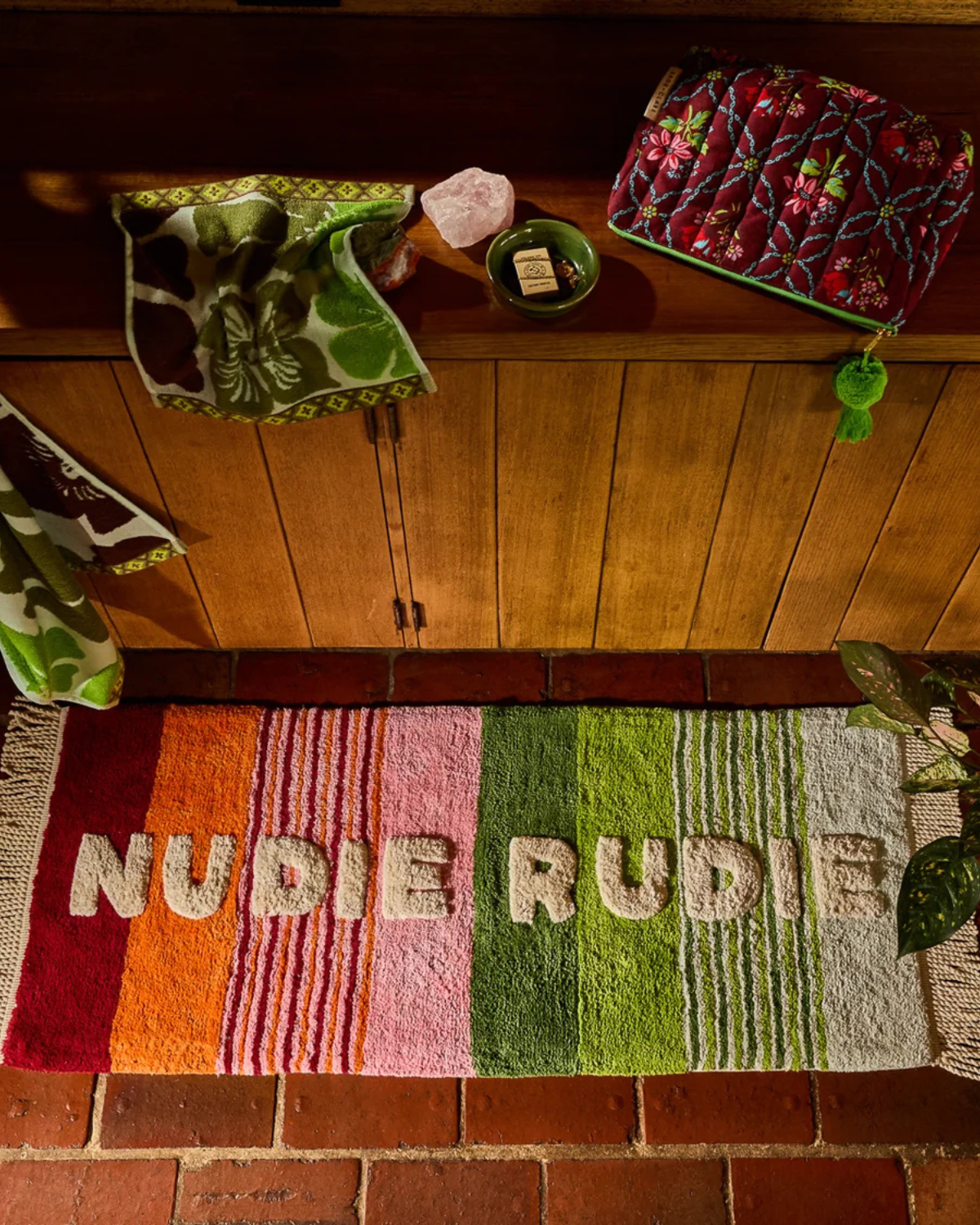 June Nudie Rudie Bath Runner by Sage x Clare