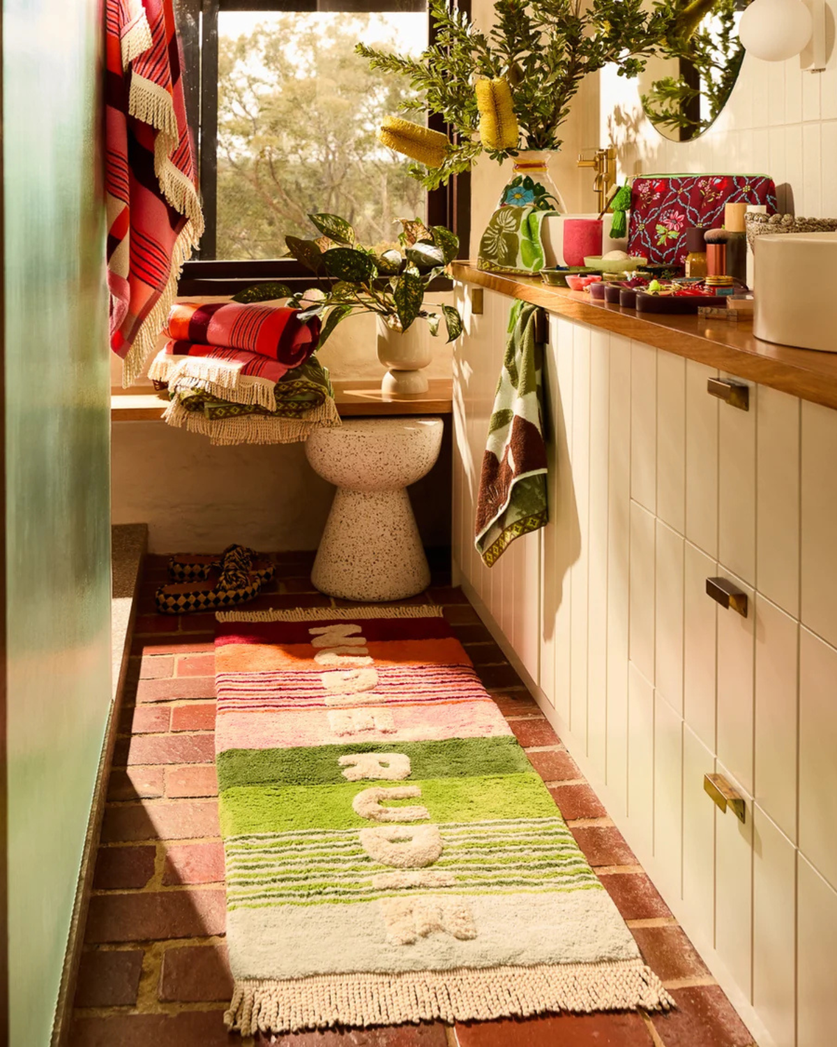 June Nudie Rudie Bath Runner by Sage x Clare