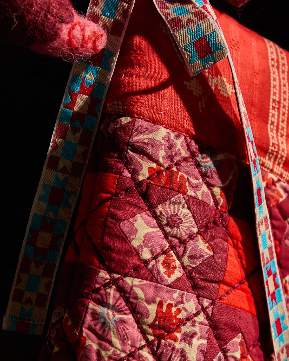 Magnolia Patchwork Stocking - Poppy by Sage x Clare