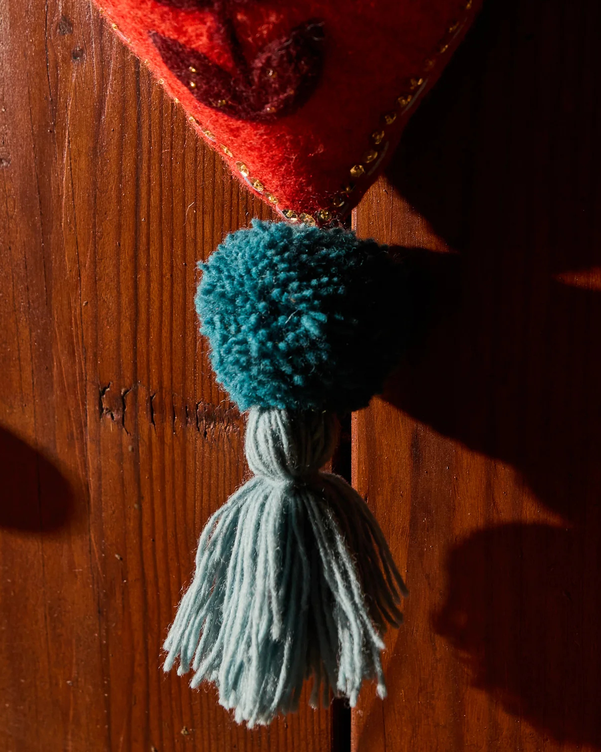 Sadie Felt Heart Door Decoration by Sage x Clare