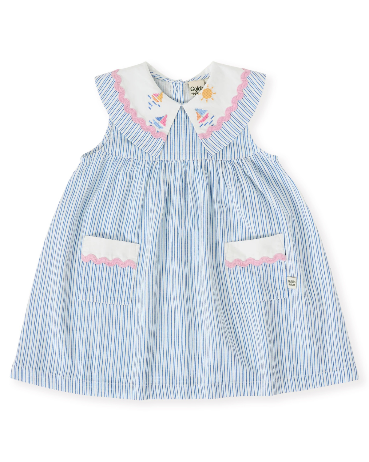 Goldie + Ace - Sailor Stripe Lucy Collared Dress 