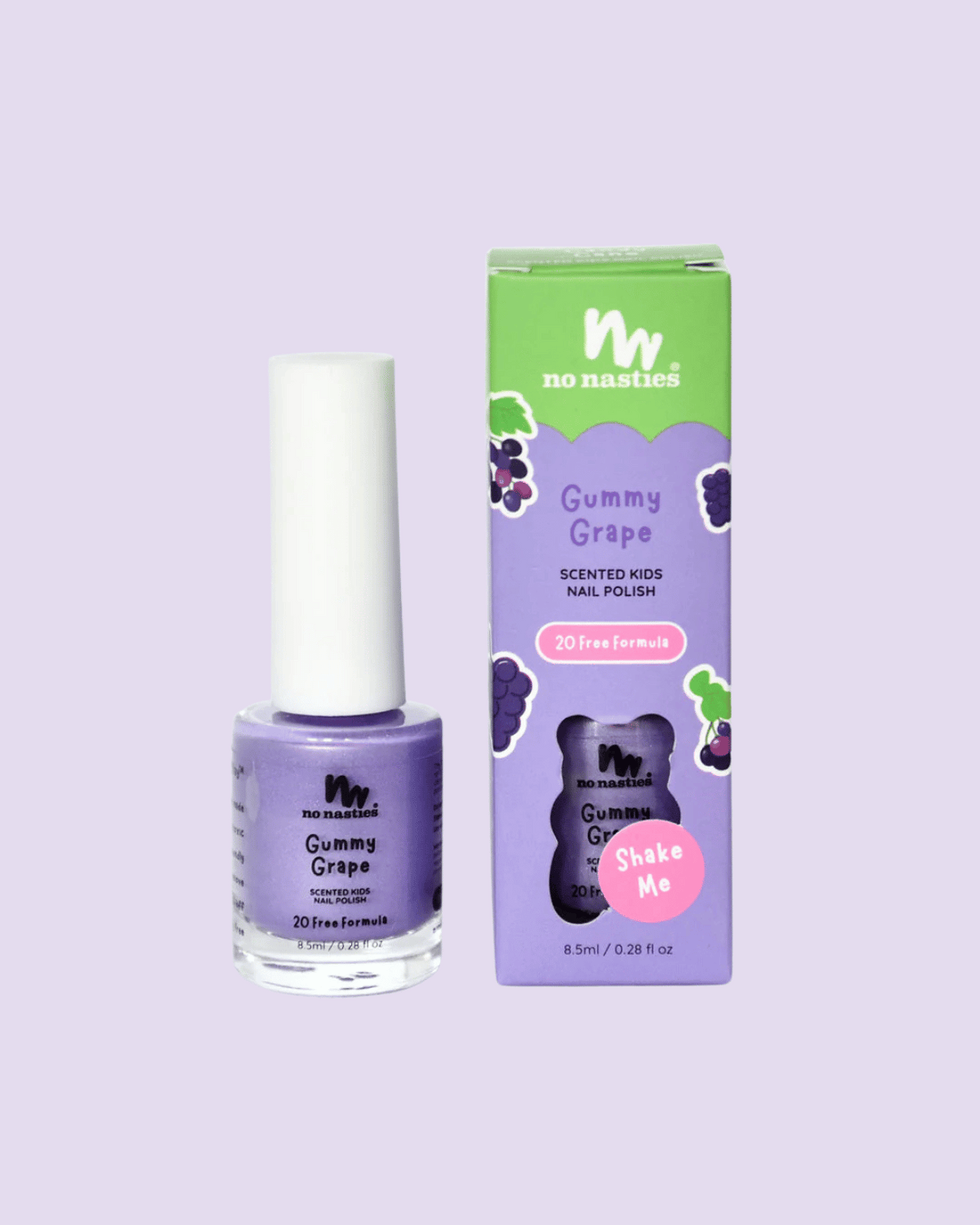 Scented Kids Polish Gummy Grape - Purple by No Nasties