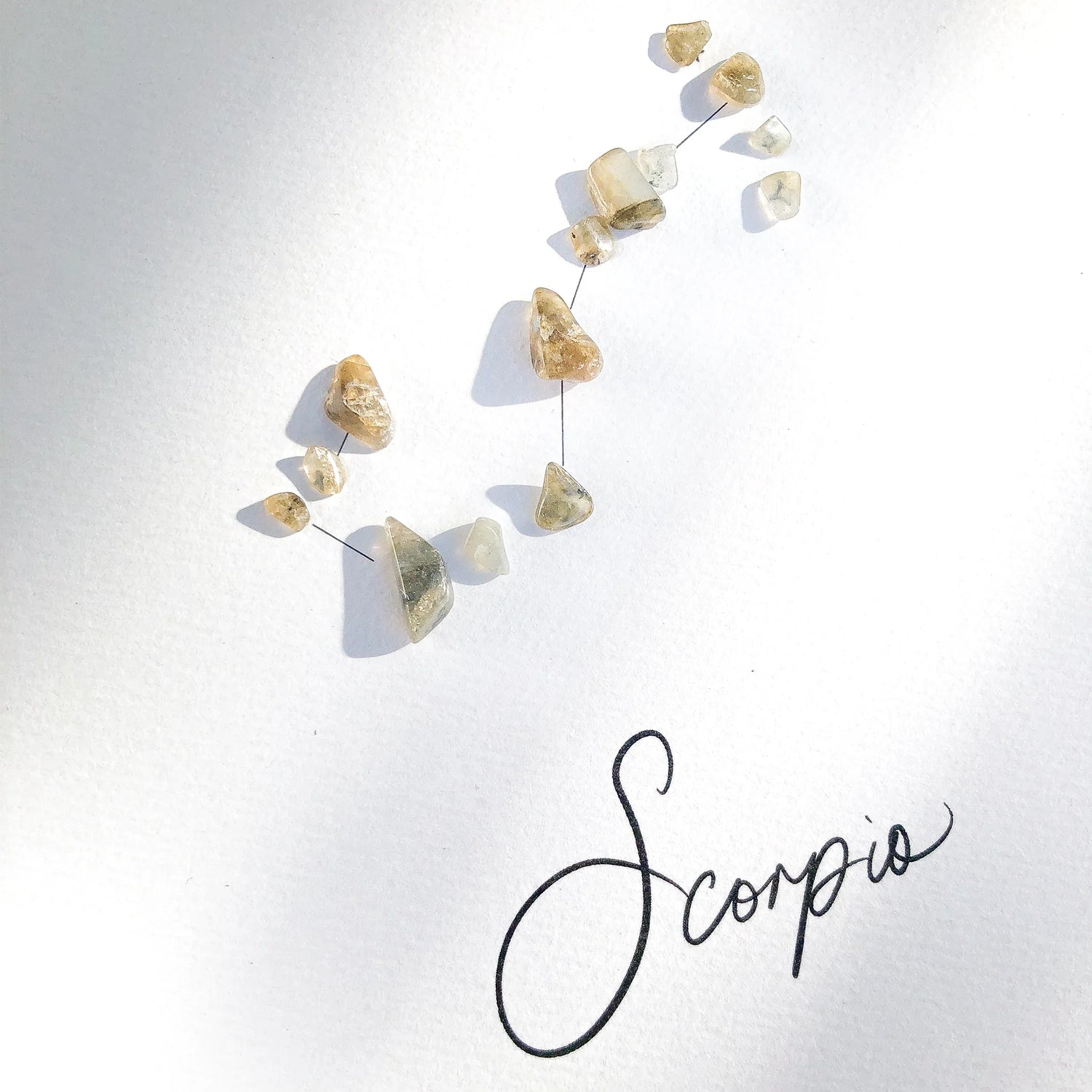 Crystal Zodiac Prints by Bondi Letters x Wildfire Co. Design - Scorpio