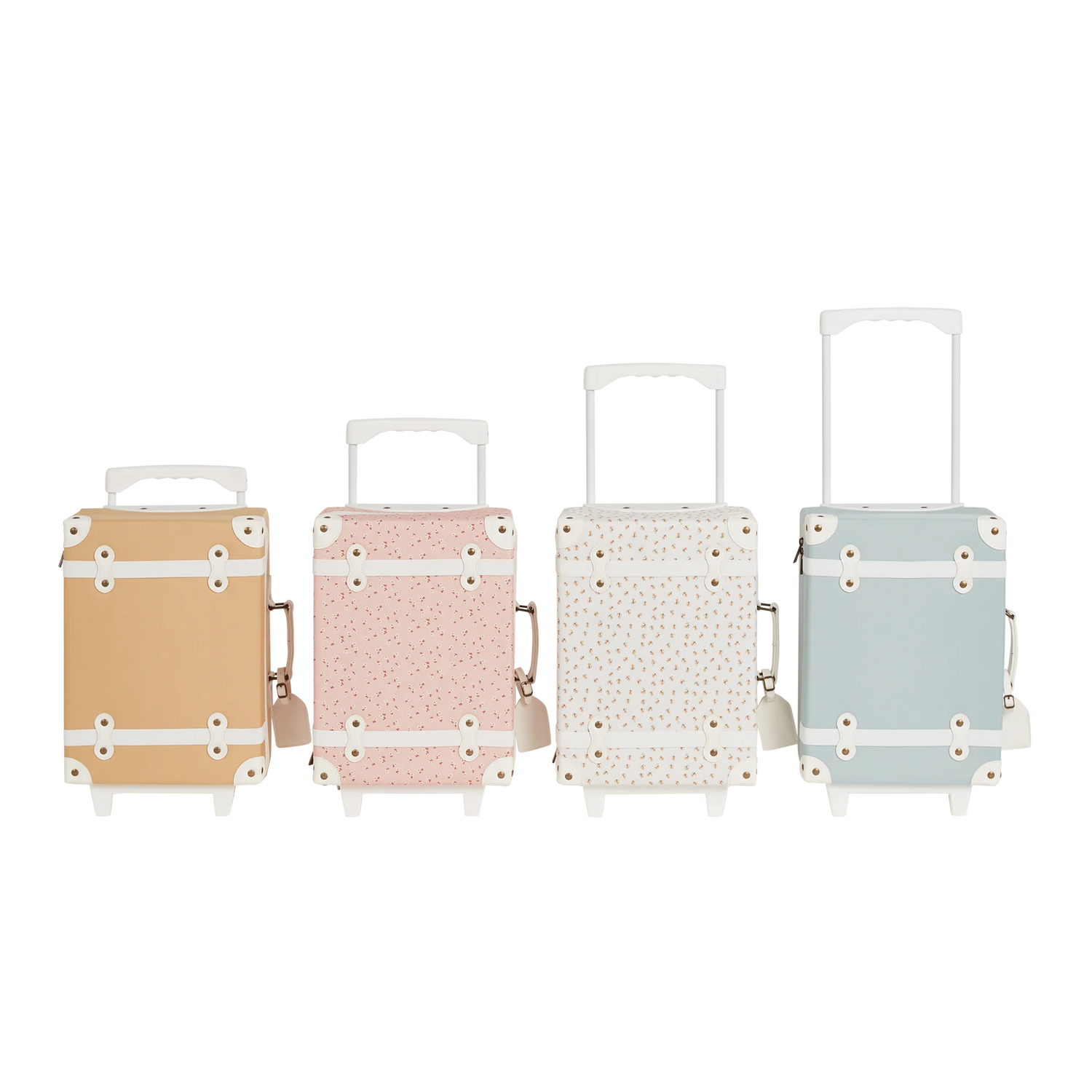 Kids Travel Suitcase - See-Ya Suitcase by Olli Ella in Butterscotch