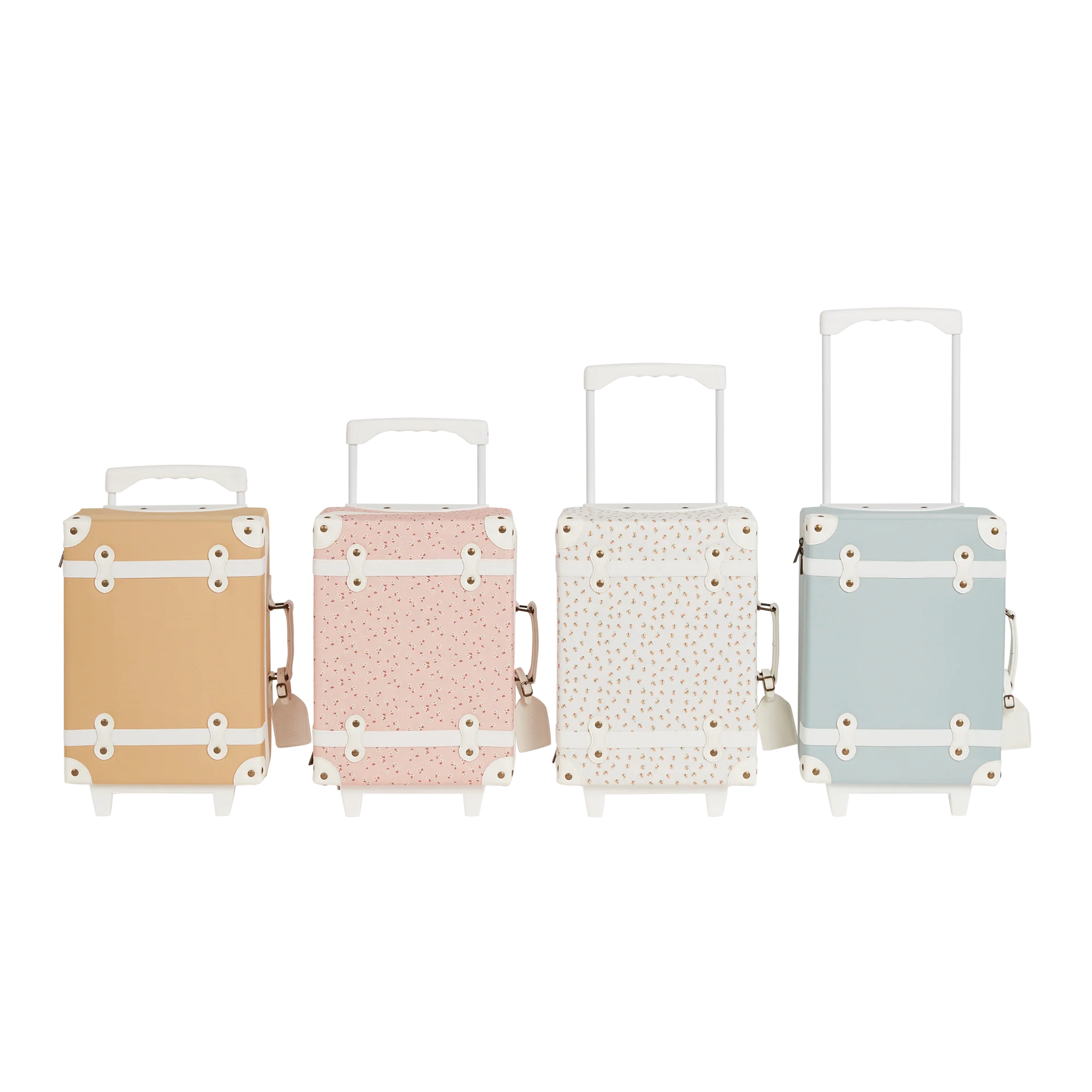 Kids Travel Suitcase - See-Ya Suitcase by Olli Ella in Butterscotch