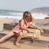 Kids Travel Suitcase - See-Ya Suitcase by Olli Ella in Butterscotch