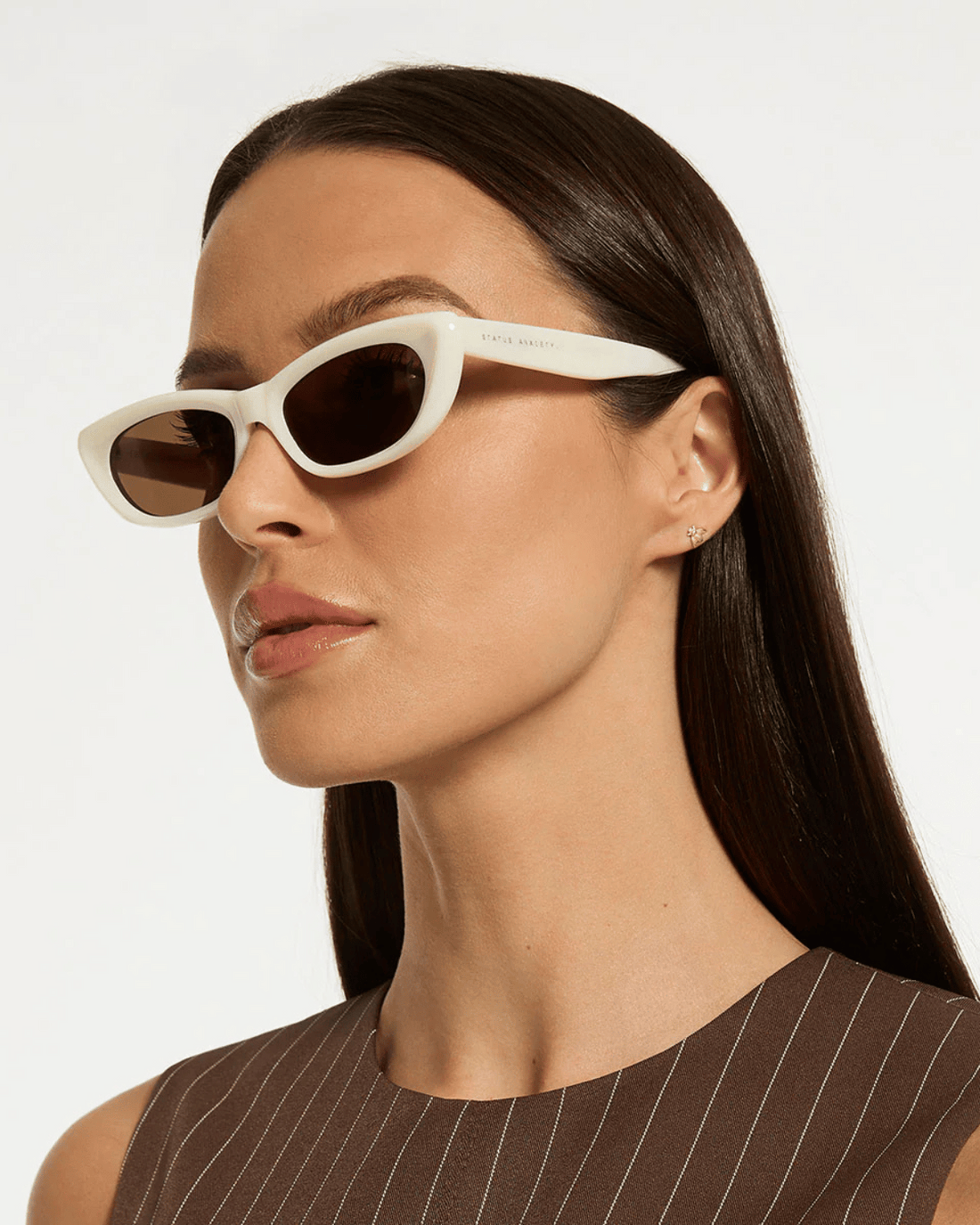 Status Anxiety Sidelines Sunglasses - Bone