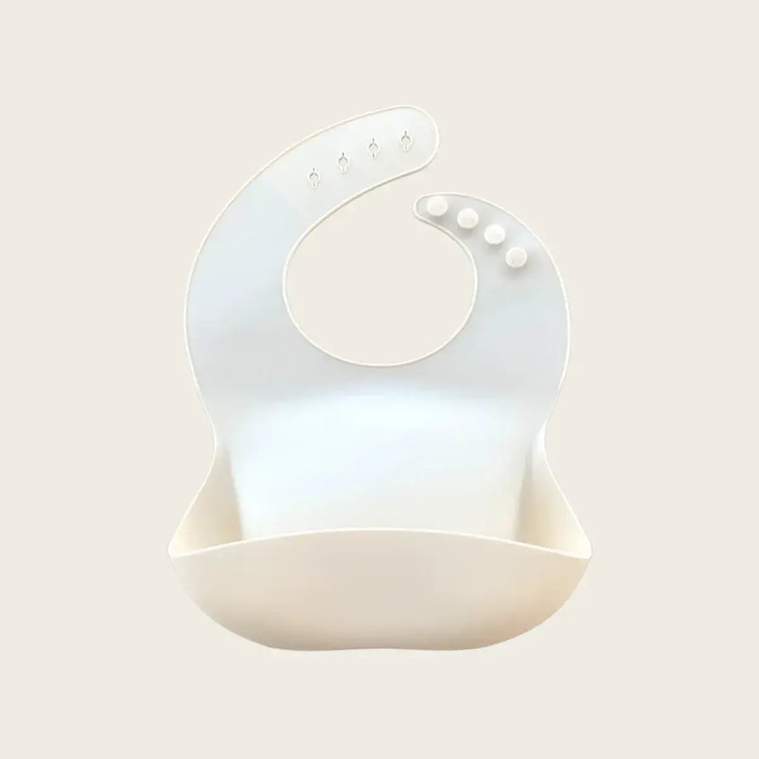 Silicone Bib - Creme by Rommer Co