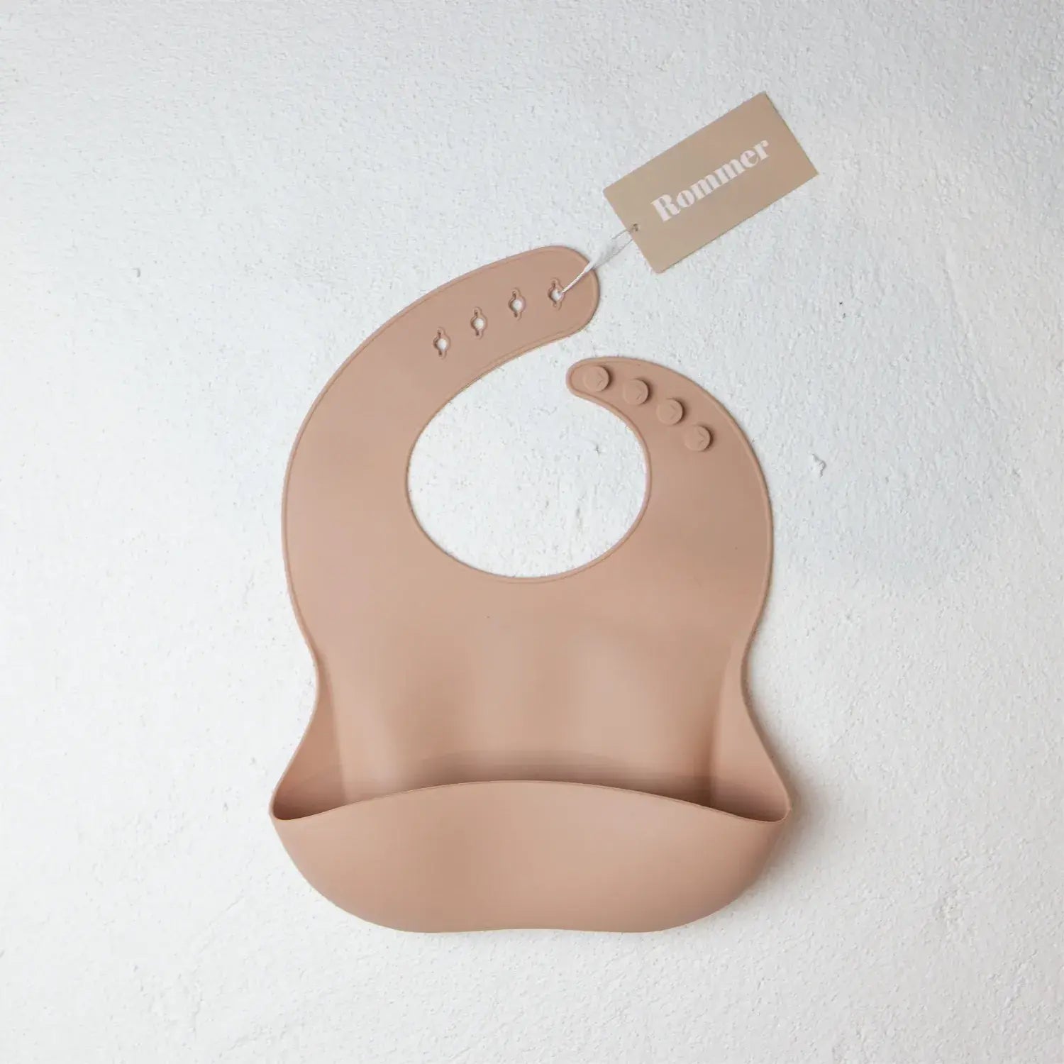 Silicone Bib - Nude by Rommer Co