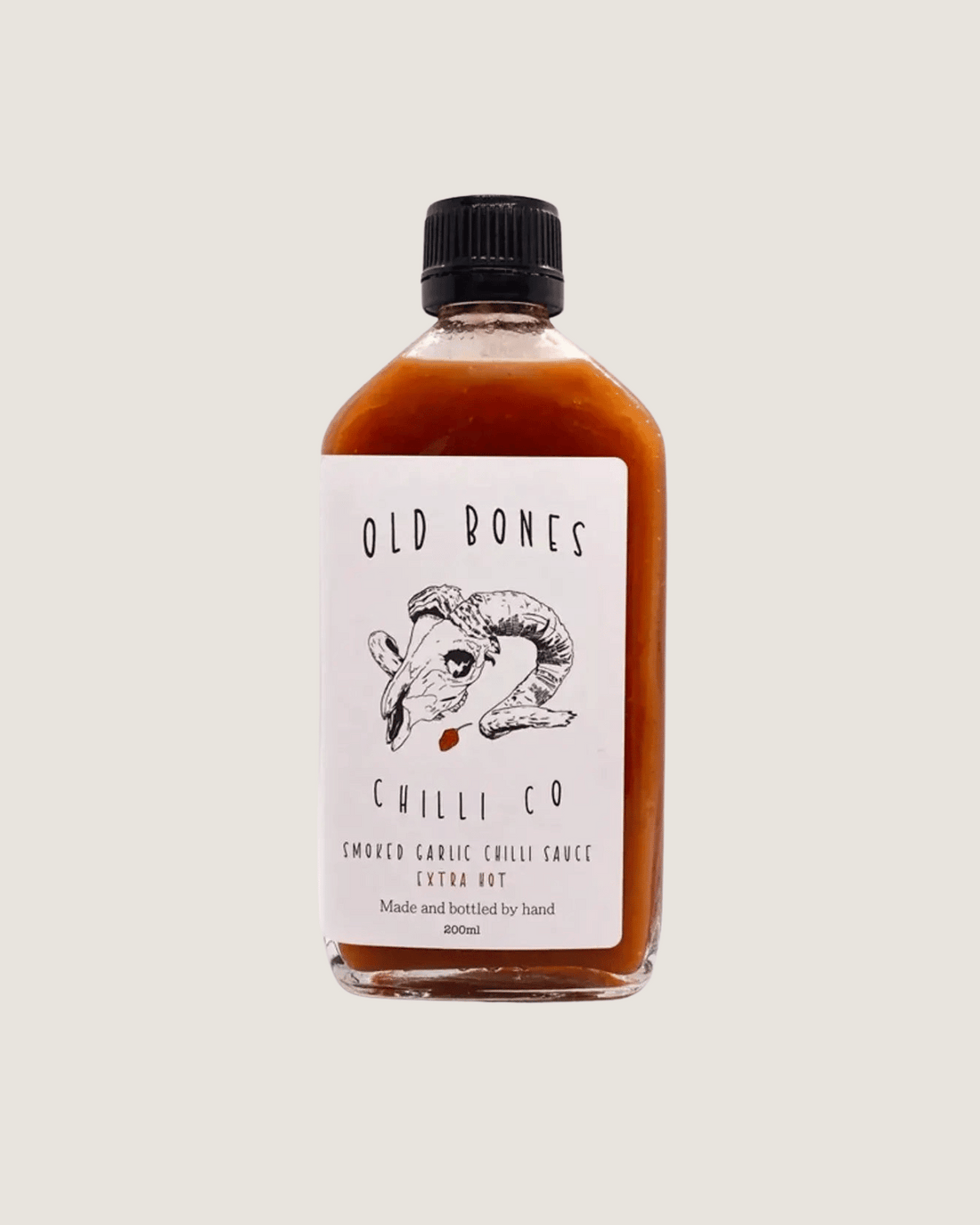 Smoked Garlic Chilli Sauce - Extra Hot by Old Bones Chilli Co