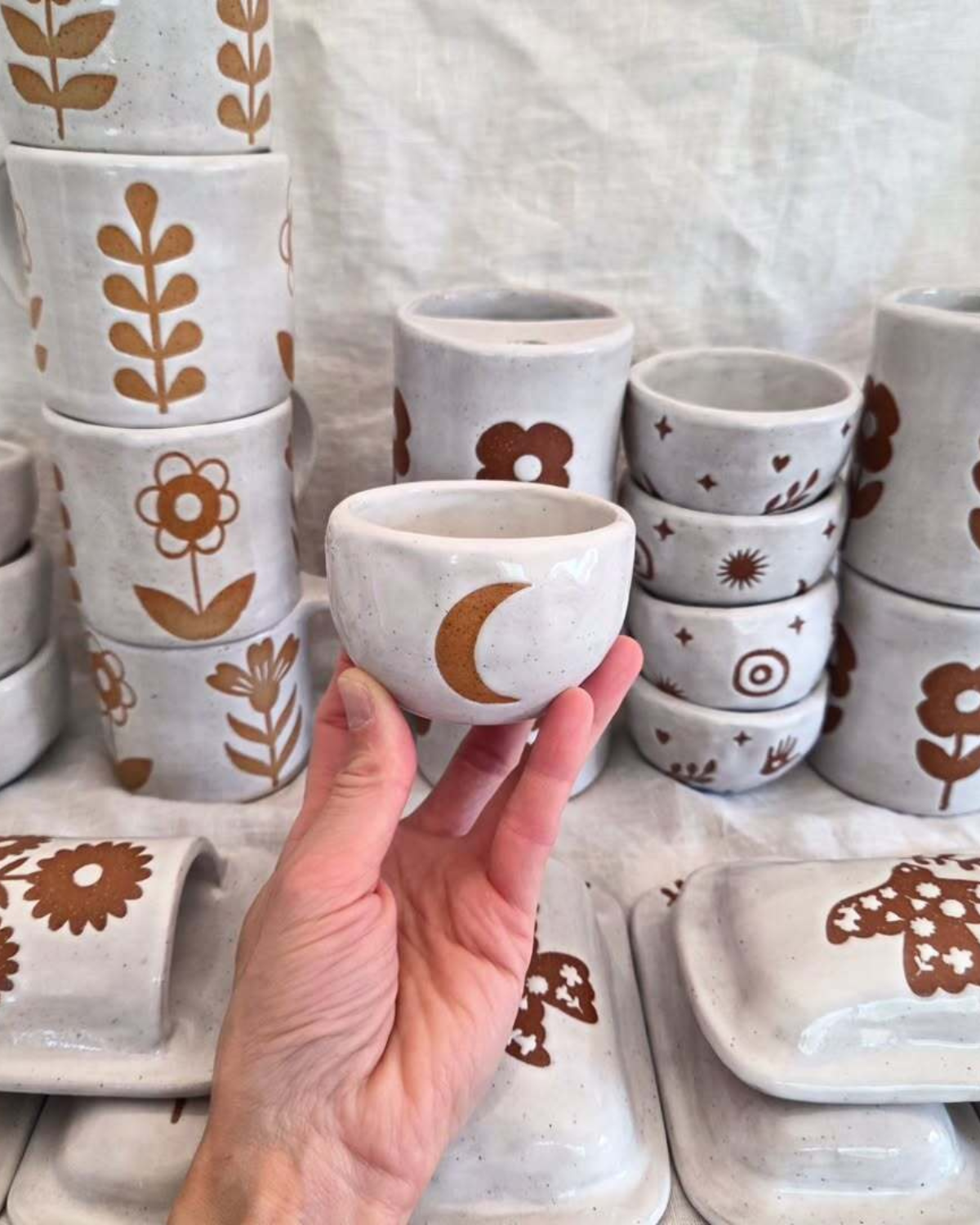 Handmade ceramic Smudge Bowl by Heiani Studio
