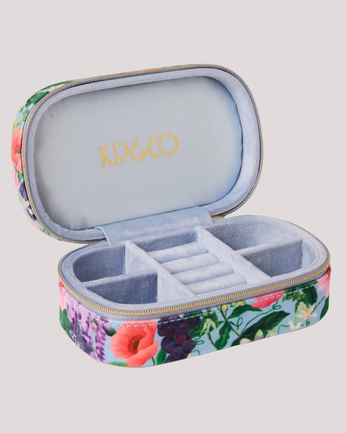 Kip&amp;Co Spring In The Air Travel Velvet Jewellery Box 