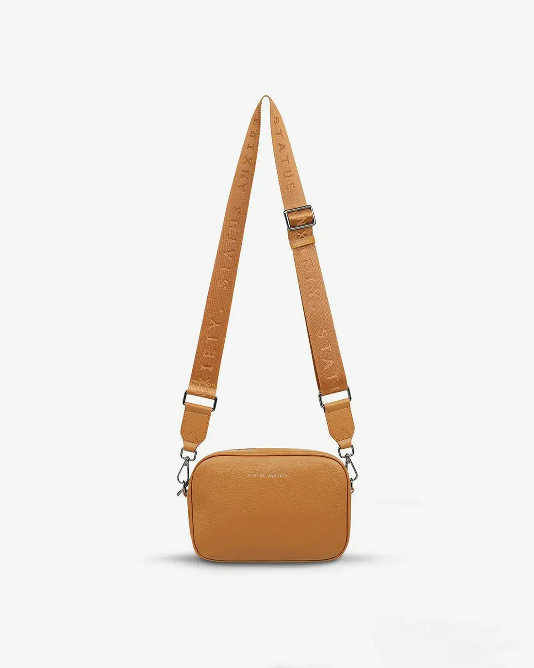 Status Anxiety Bag - Plunder with Webbed Strap in Tan