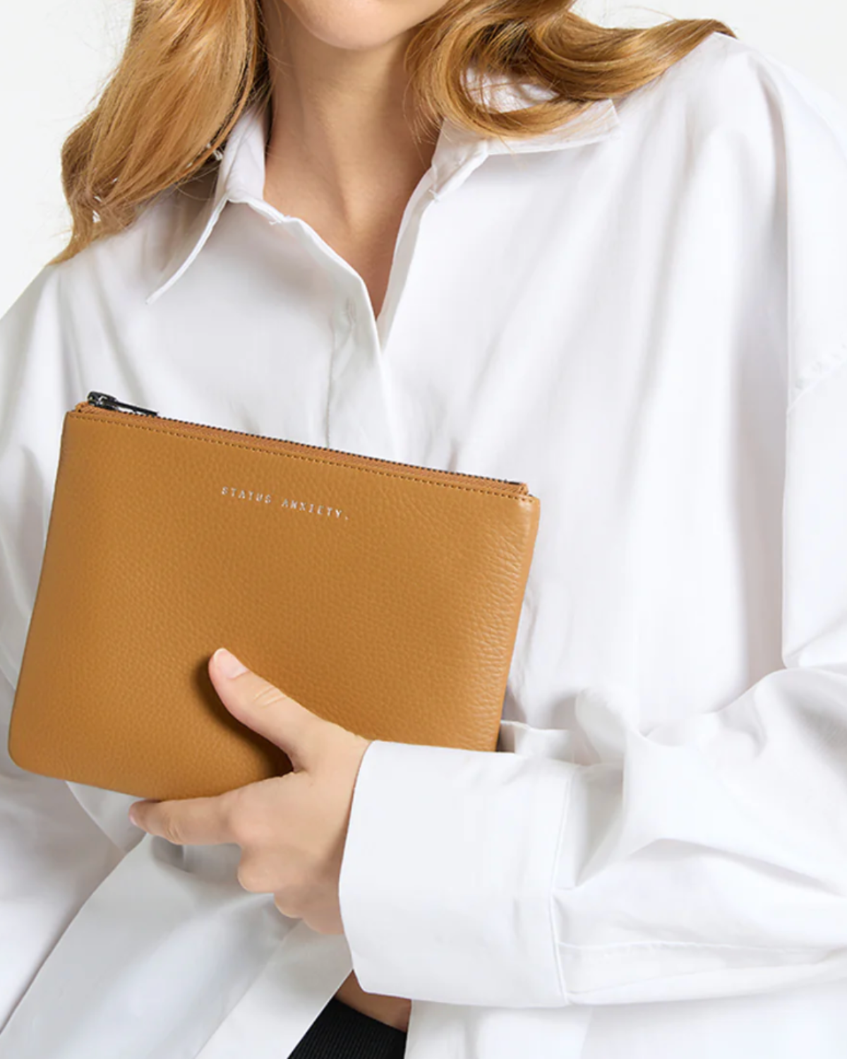 New Day Clutch ~ Tan By Status Anxiety