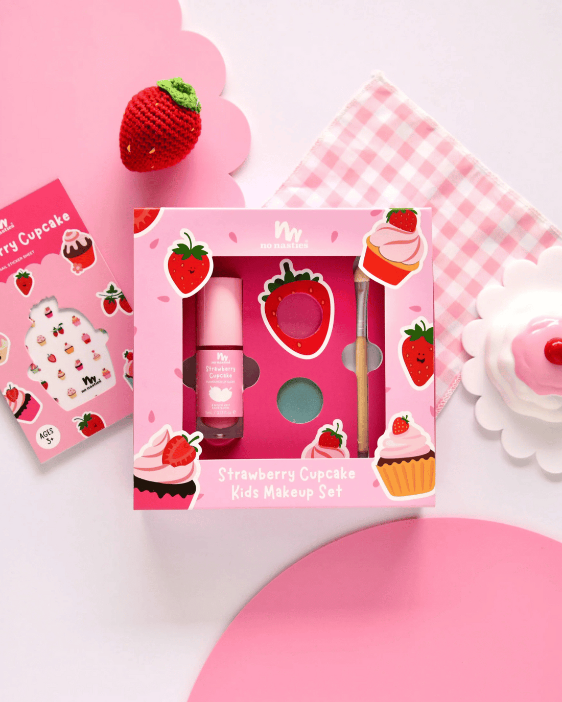 Strawberry Cupcake No Nasties Natural Makeup Gift Set