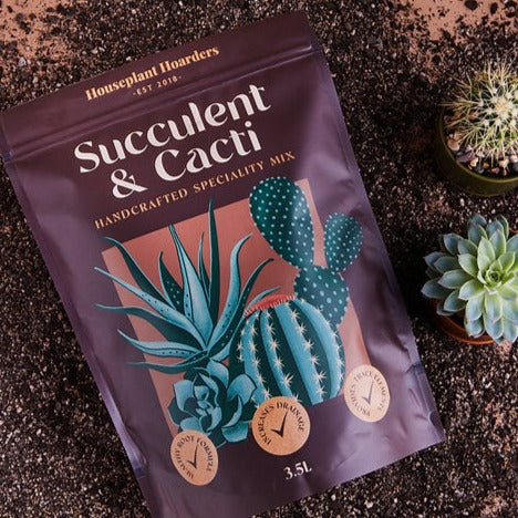 Hoarders Plant Care - Succulent &amp; Cacti Mix 3.5L