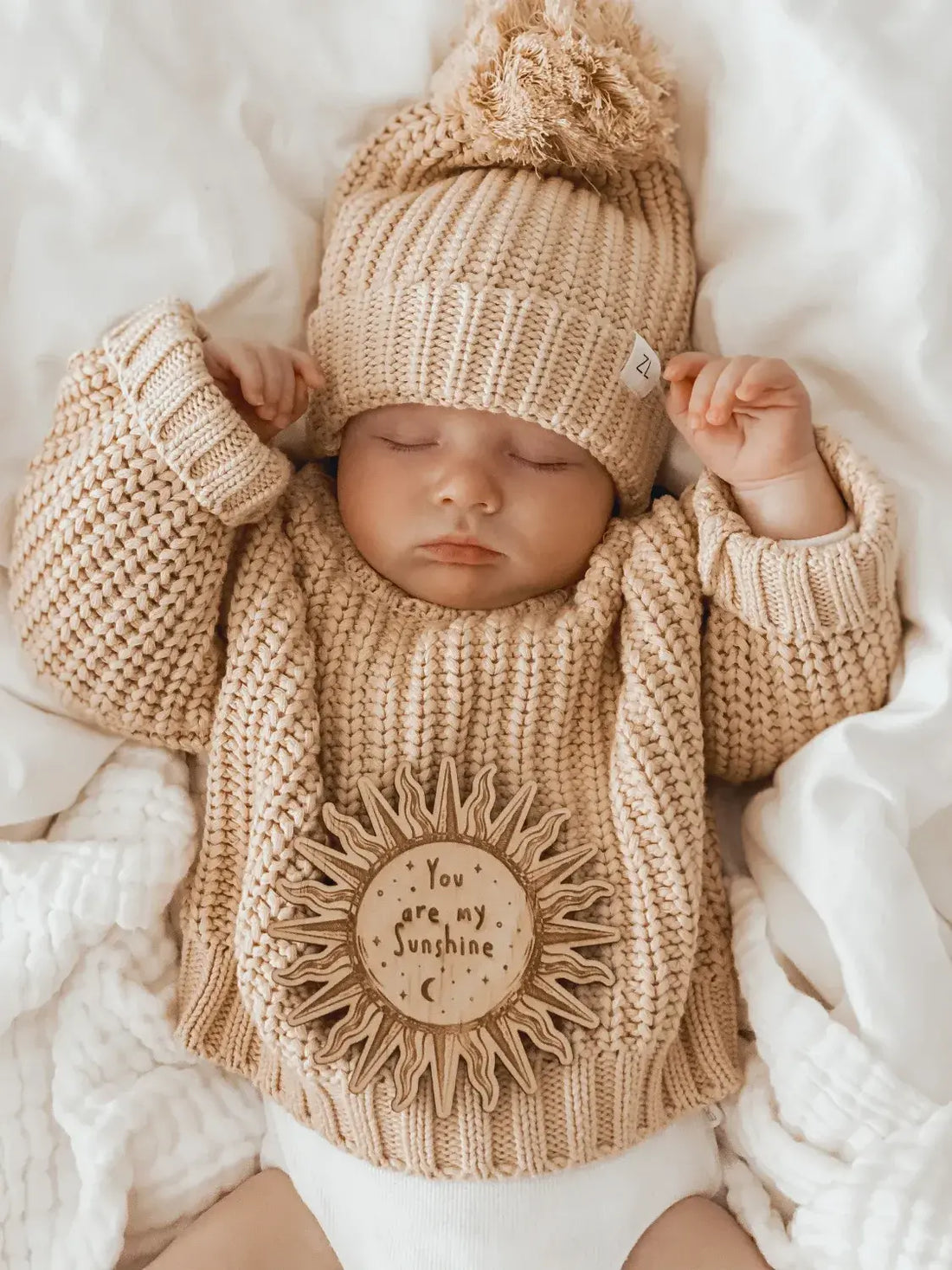 Wattle and Wildflower Sun Baby Milestone Discs