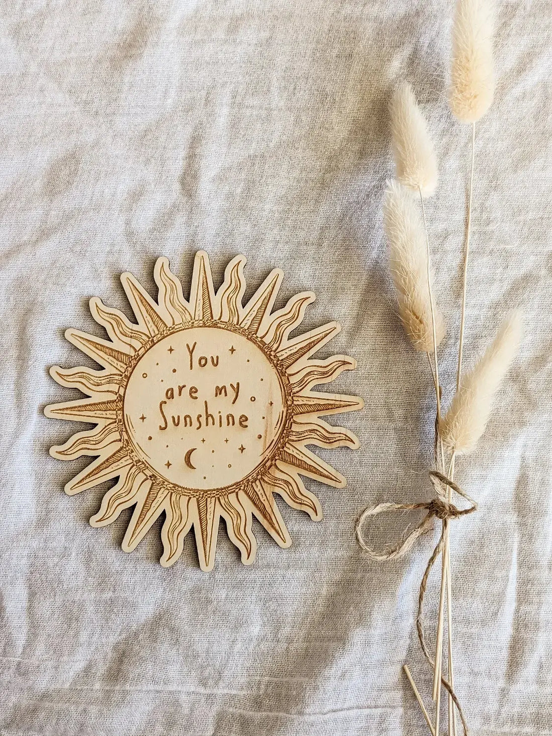 Wattle and Wildflower Sun Baby Milestone Discs