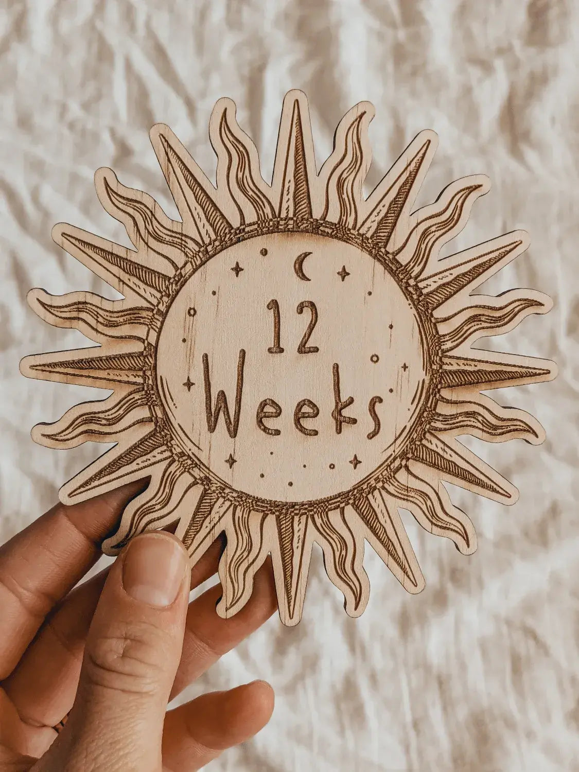 Sun Pregnancy Milestone Disc set by Wattle and Wildflower