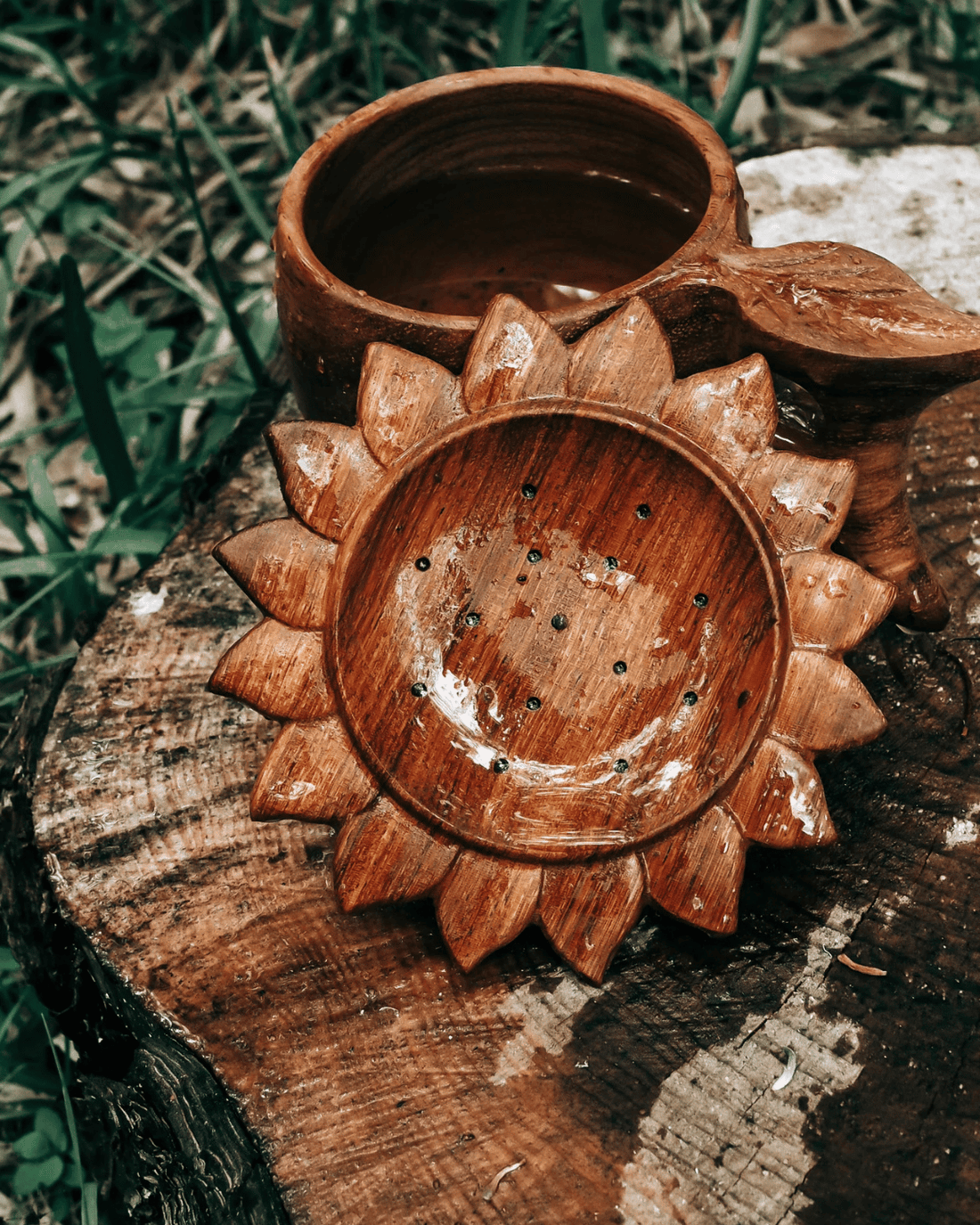 Woden Sun Strainer for Kids Pretend Play - Wild Mountain Child