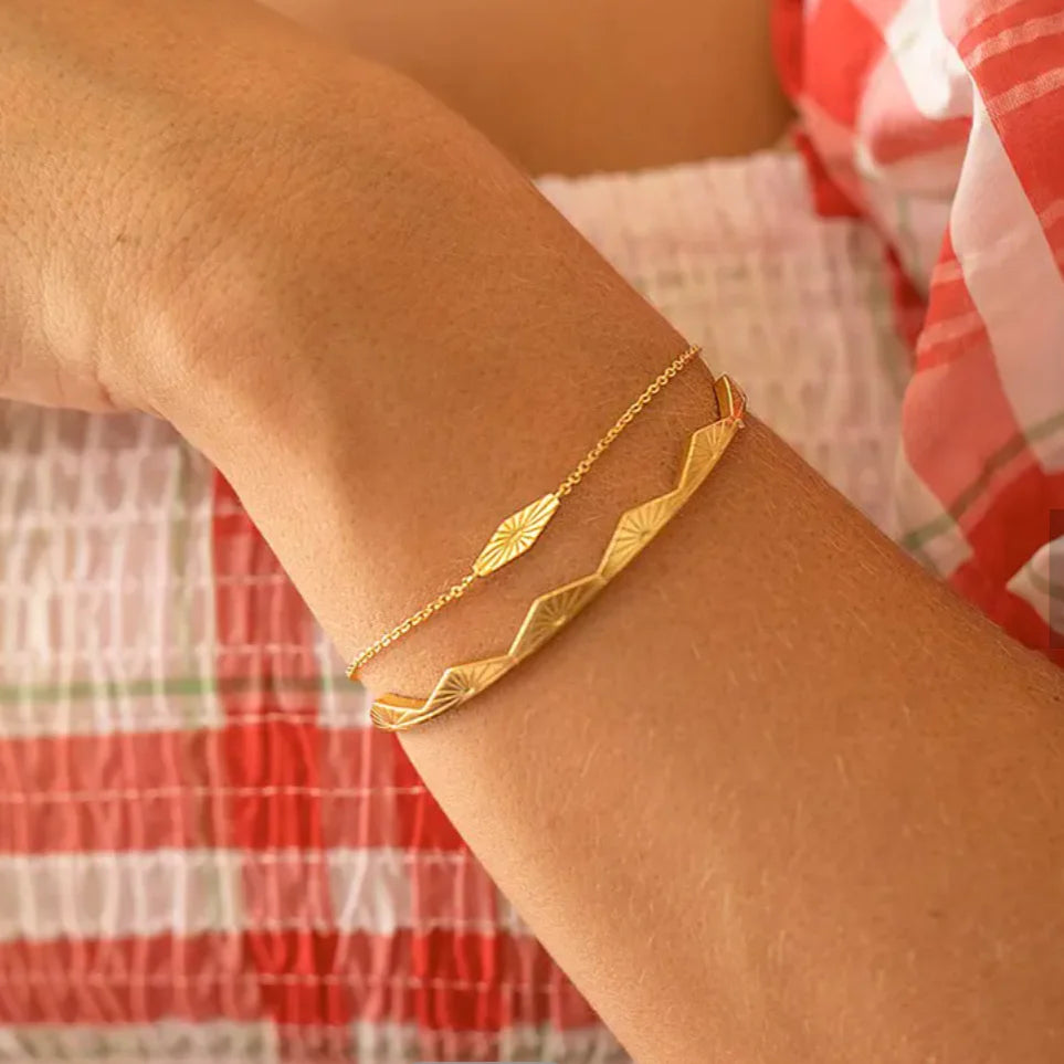 Sunburst Cuff Bracelet by Sun Soul Australia 