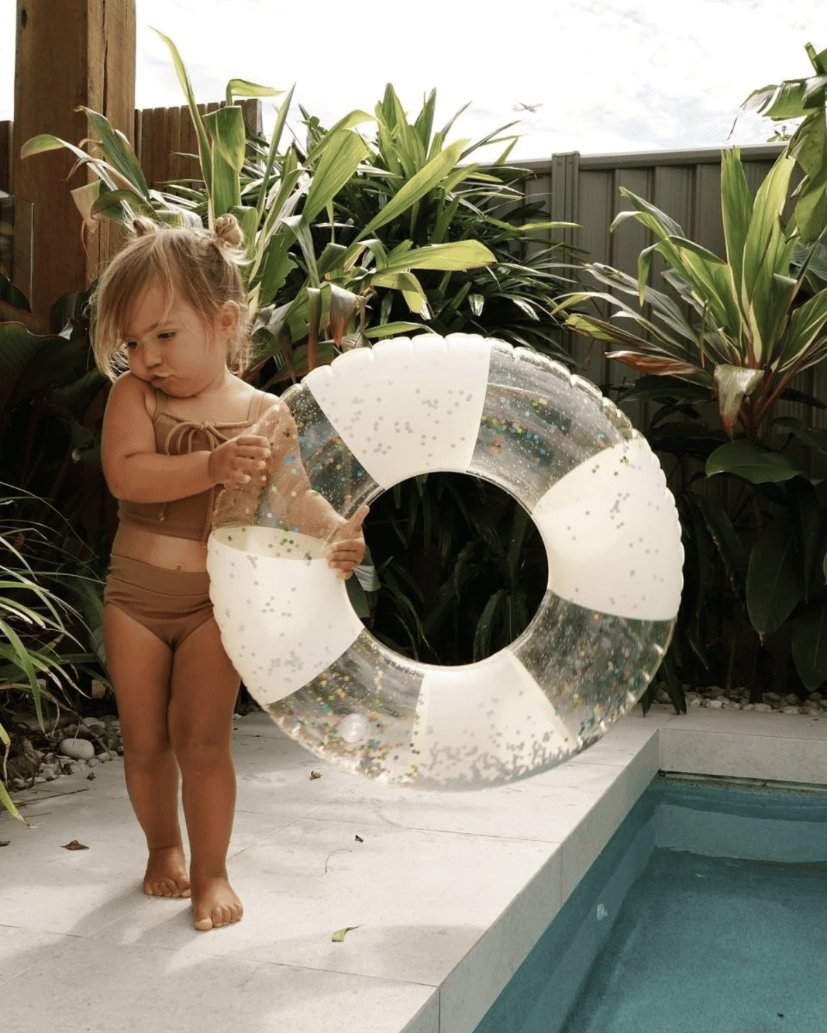 Mini Tube Pool Ring - Cotton Candy by SUNNYLiFE 🍬