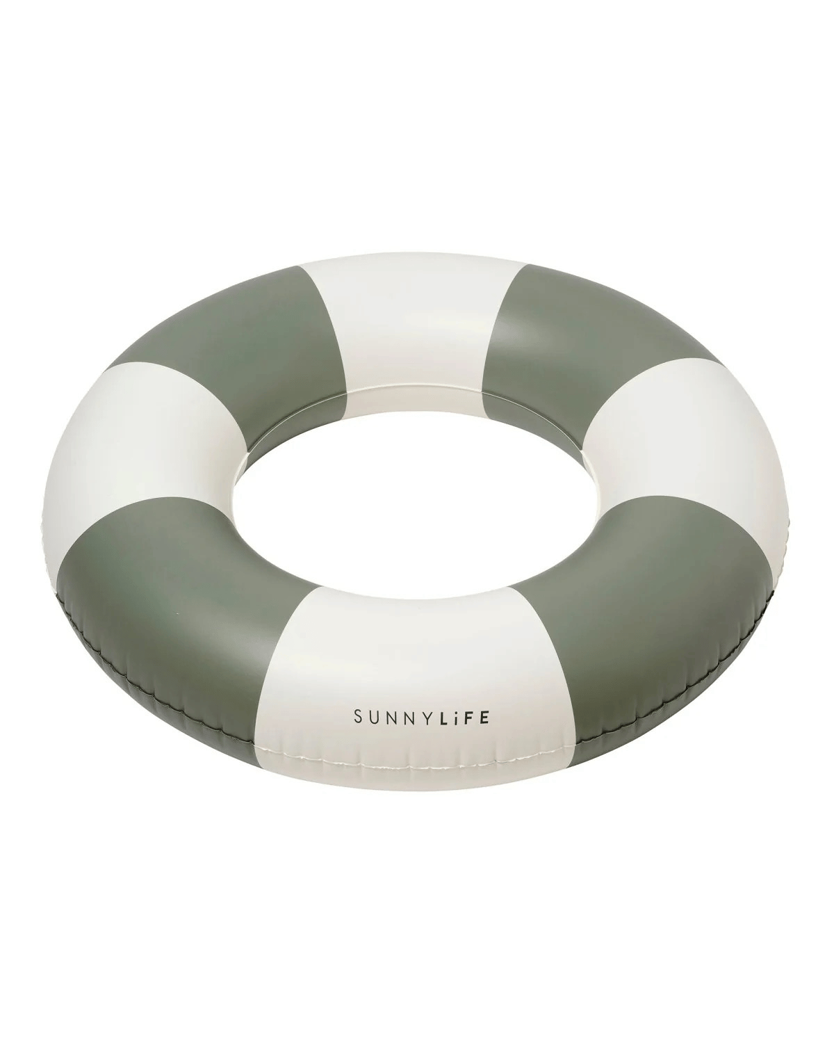 Slim Tube Pool Ring - Olive Stripe by SUNNYLiFE 🌞