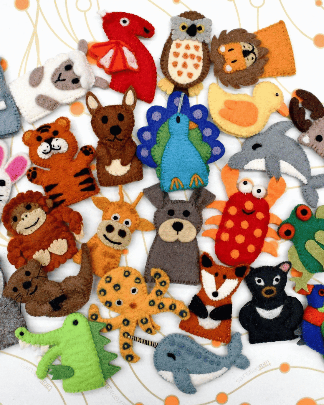 Felt Finger Puppets - Individual (Pick & Choose)