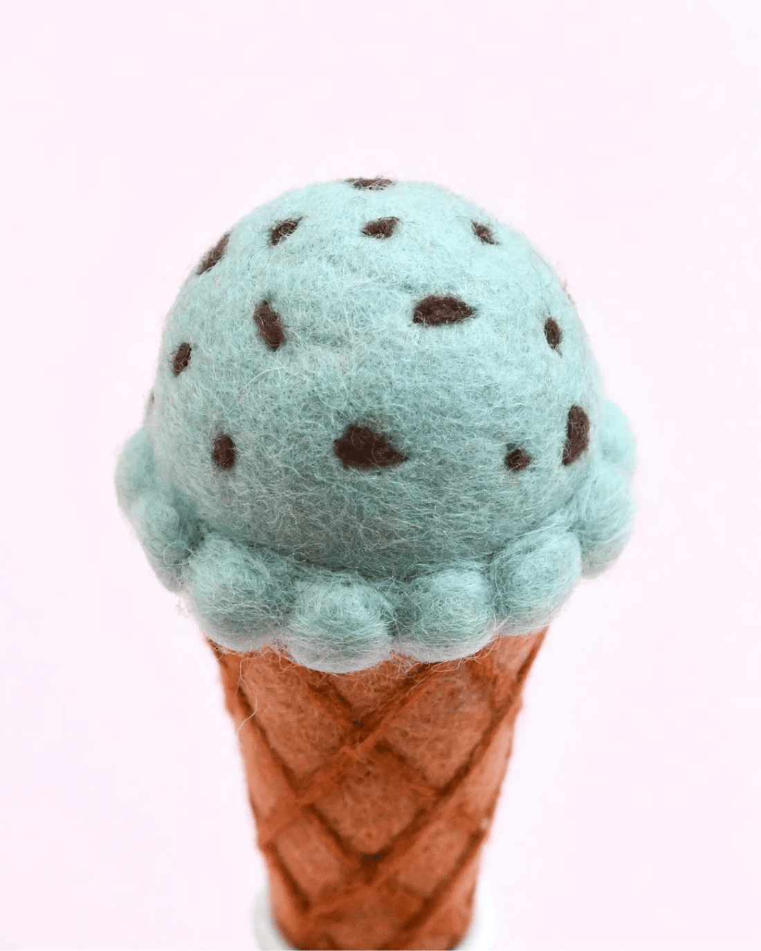 Felt Mint Chocolate Chip Ice Cream