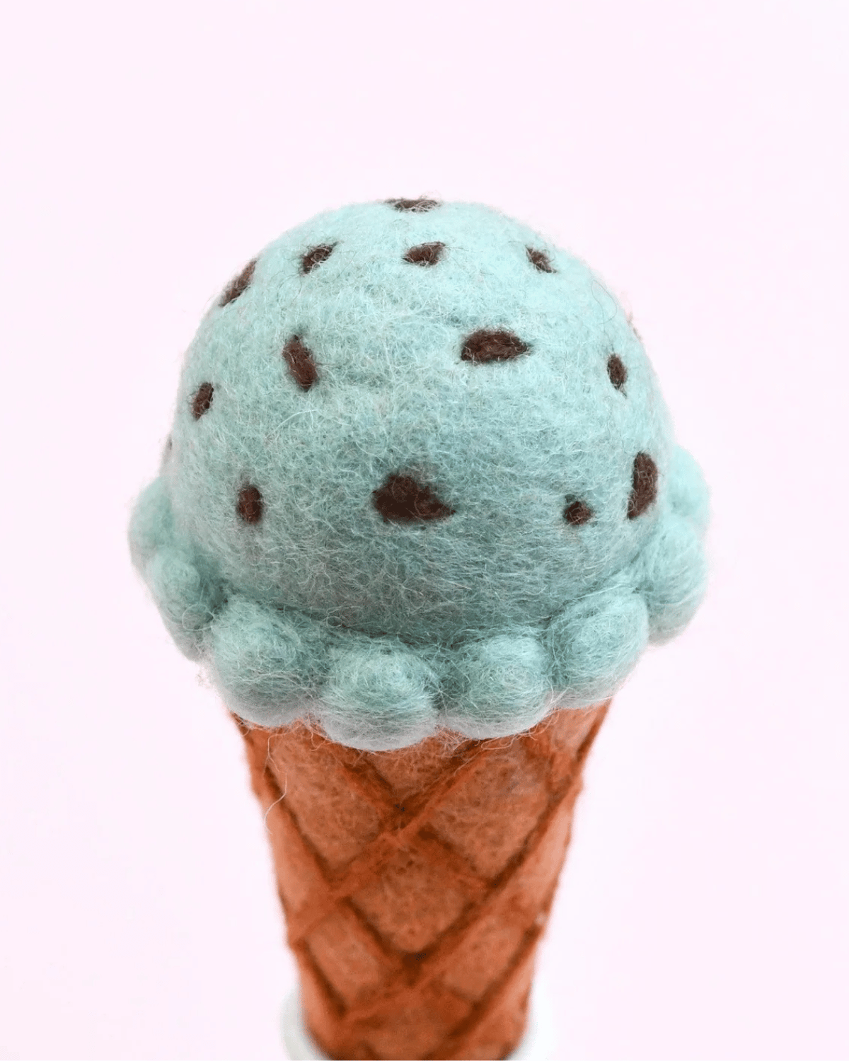 Felt Mint Chocolate Chip Ice Cream