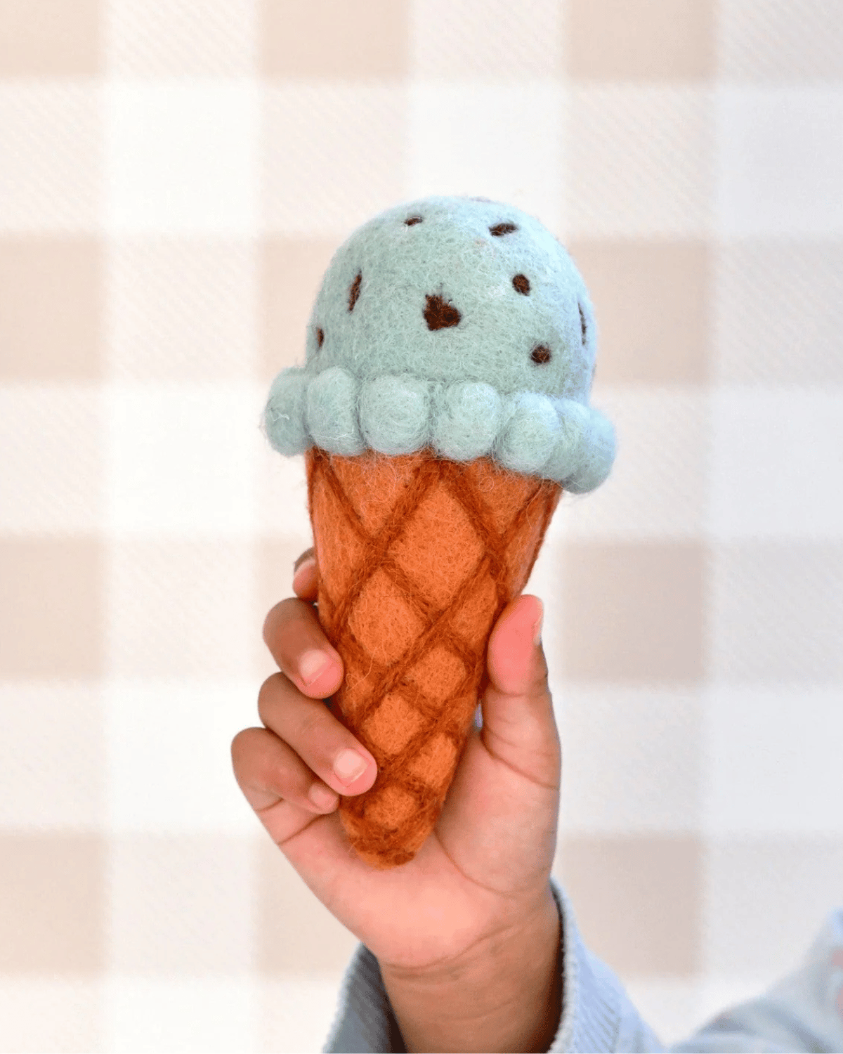 Felt Mint Chocolate Chip Ice Cream